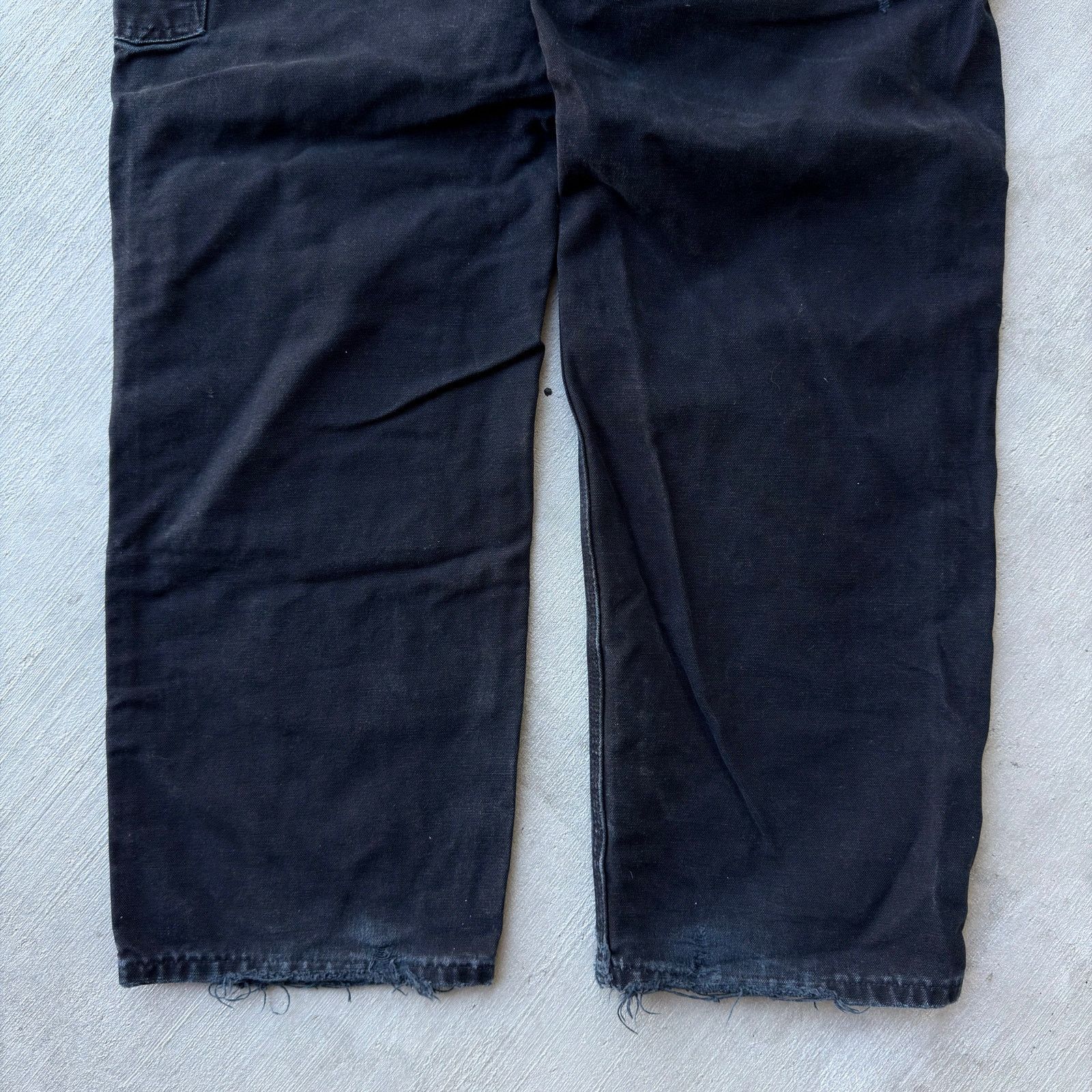 Carhartt × Vintage Vintage Y2K Carhartt black double knee work carpenter pants Size US 33 - 7 Thumbnail