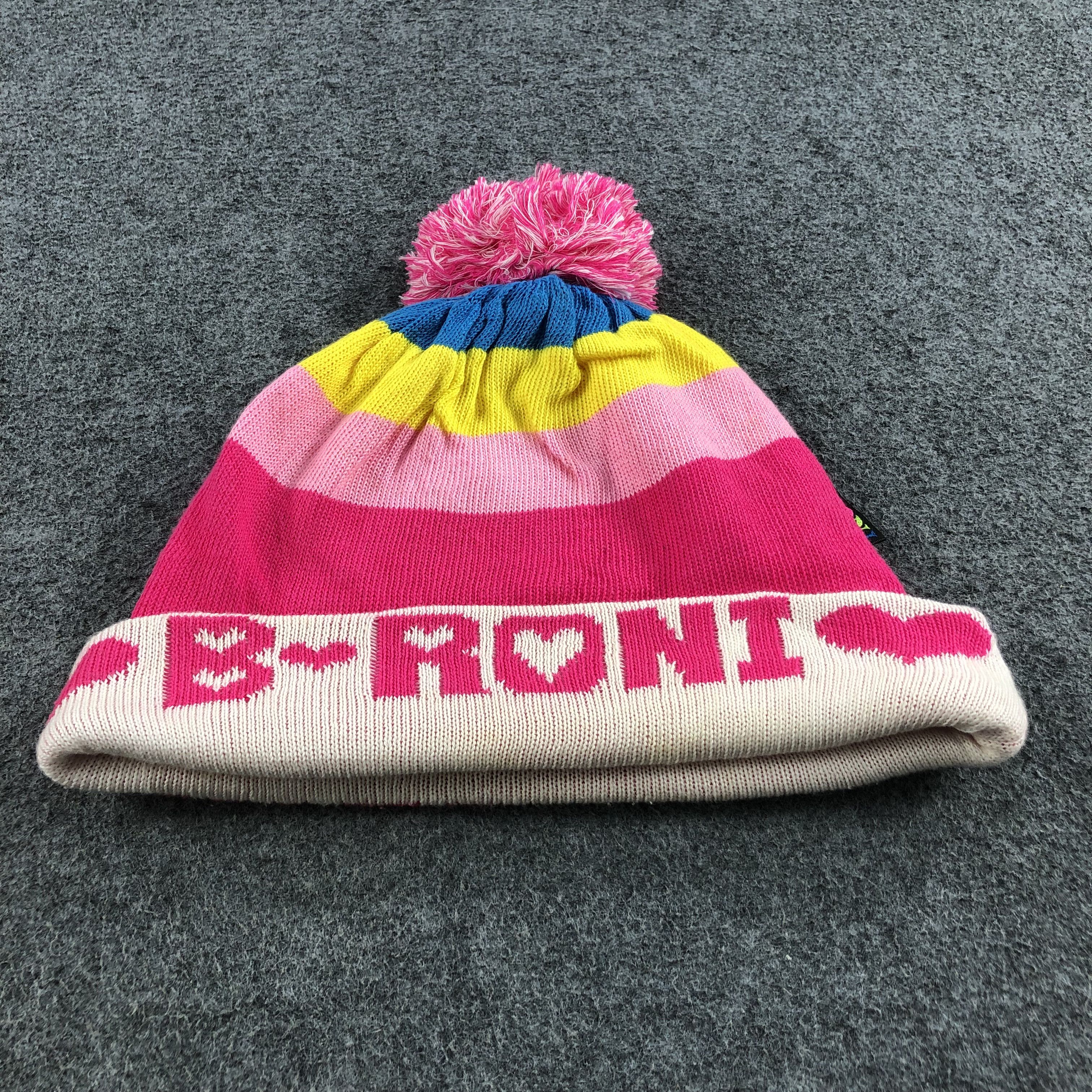 Vintage Bronz Roni Bobble Beanie Snowcap Snow Hat B269 Size ONE SIZE - 3 Thumbnail