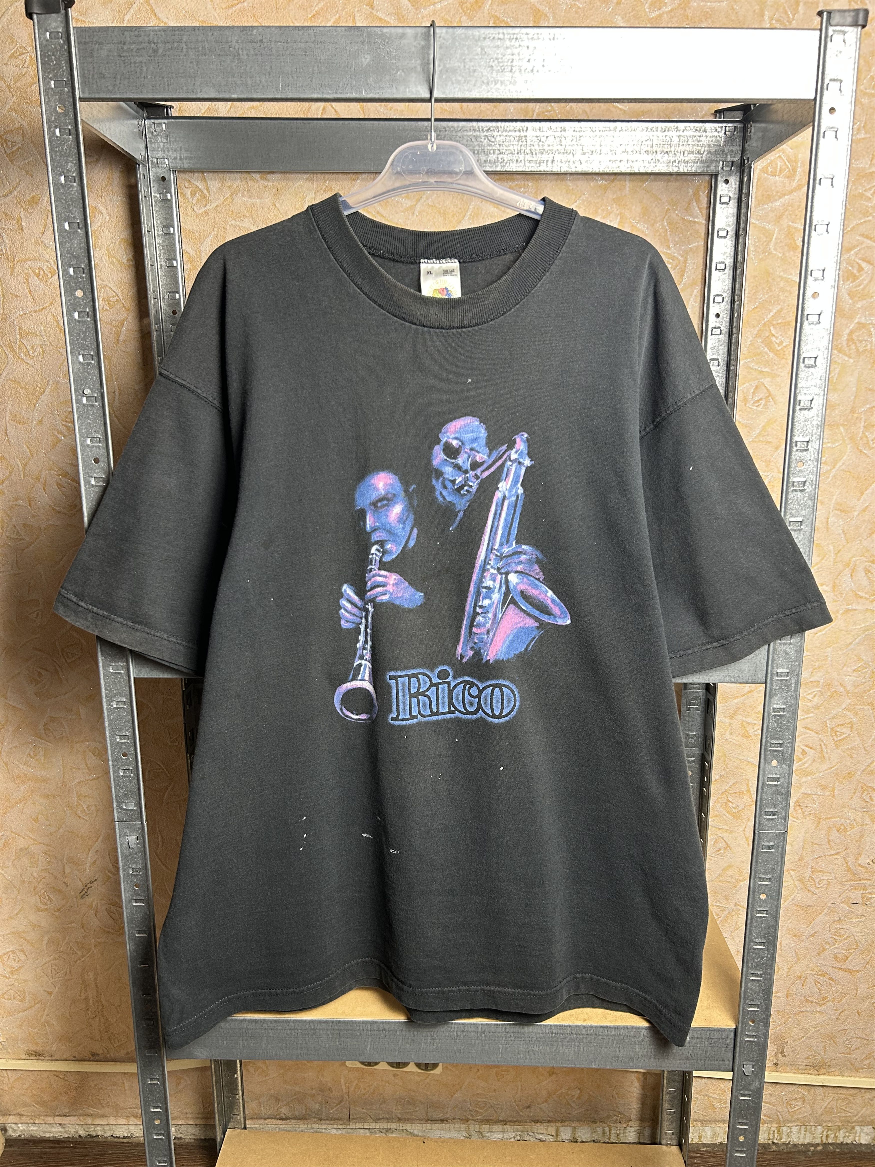 Band Tees Vintage 90s Rico Music T-shirt Size US XL / EU 56 / 4 - 1 Thumbnail