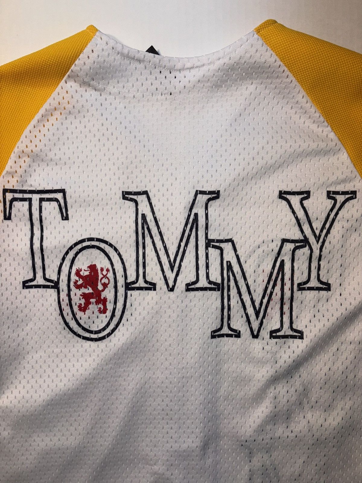 Tommy Hilfiger Vtg Tommy Hilfiger Sport 90’s Mesh Baseball Jersey USA Size US M / EU 48-50 / 2 - 10 Thumbnail