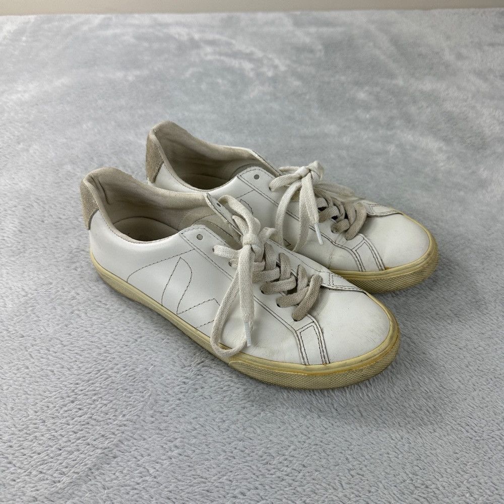 Veja Veja White Leather Sneakers Size 6 US Size US 6 / IT 36 - 1 Thumbnail