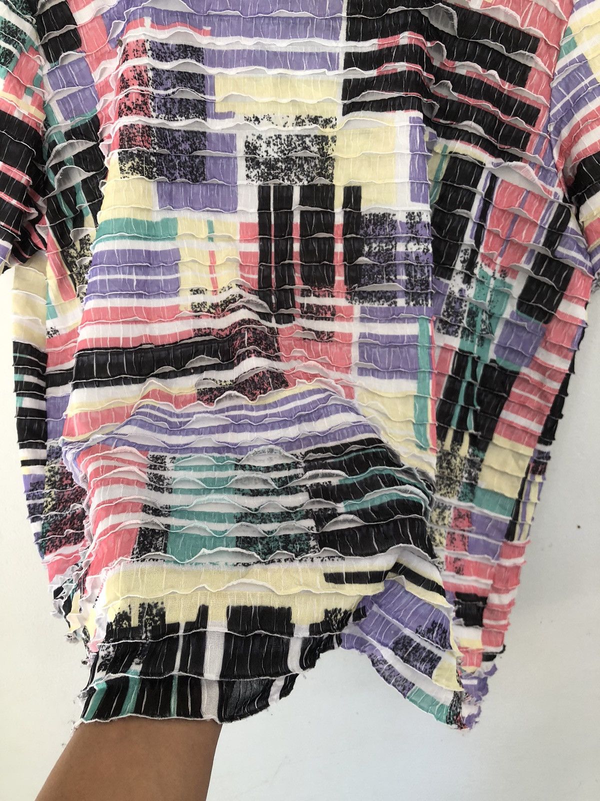 Yohji Yamamoto Japanese Alfred Dunner Distressed Pleated issey style Size US L / EU 52-54 / 3 - 6 Thumbnail
