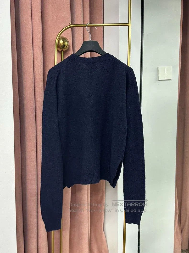 Acne Studios Acne Studios Navy Blue Wool Sweater Size XXS / US 00 / IT 34 - 3 Thumbnail