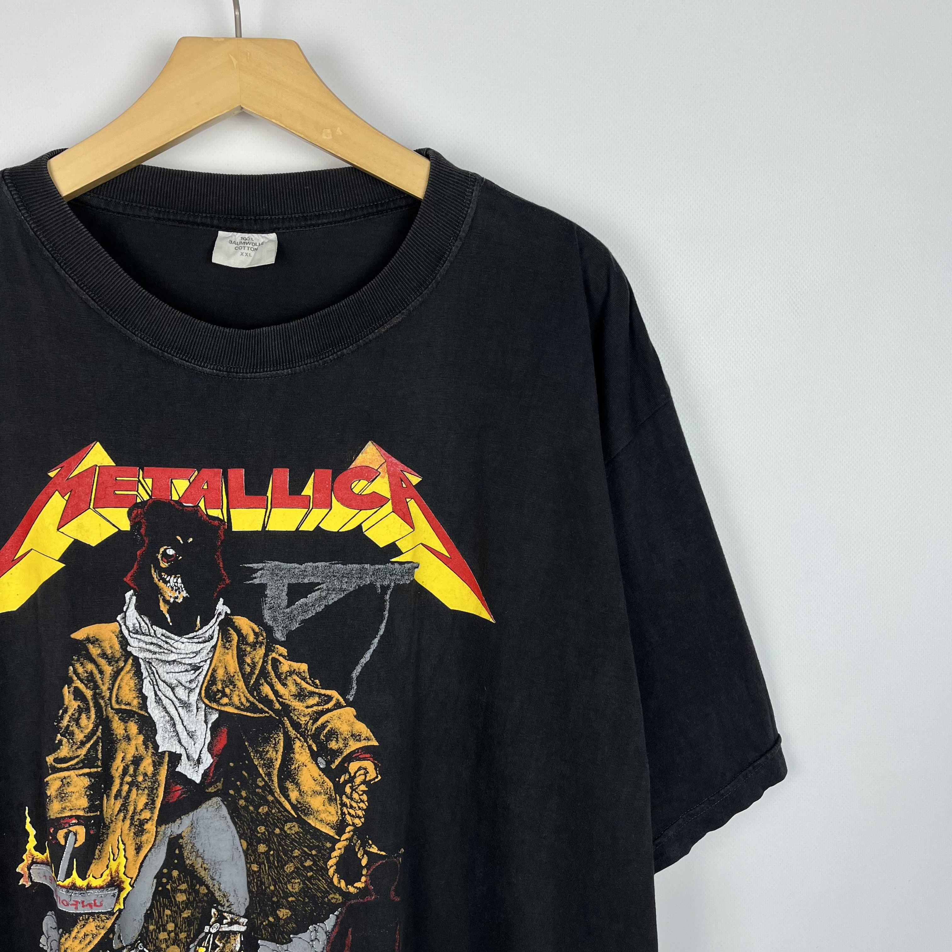 Band Tees Vintage Metallica Pushead Unforgiven Rock Band T Shirt 1993 Size US XL / EU 56 / 4 - 2 Thumbnail