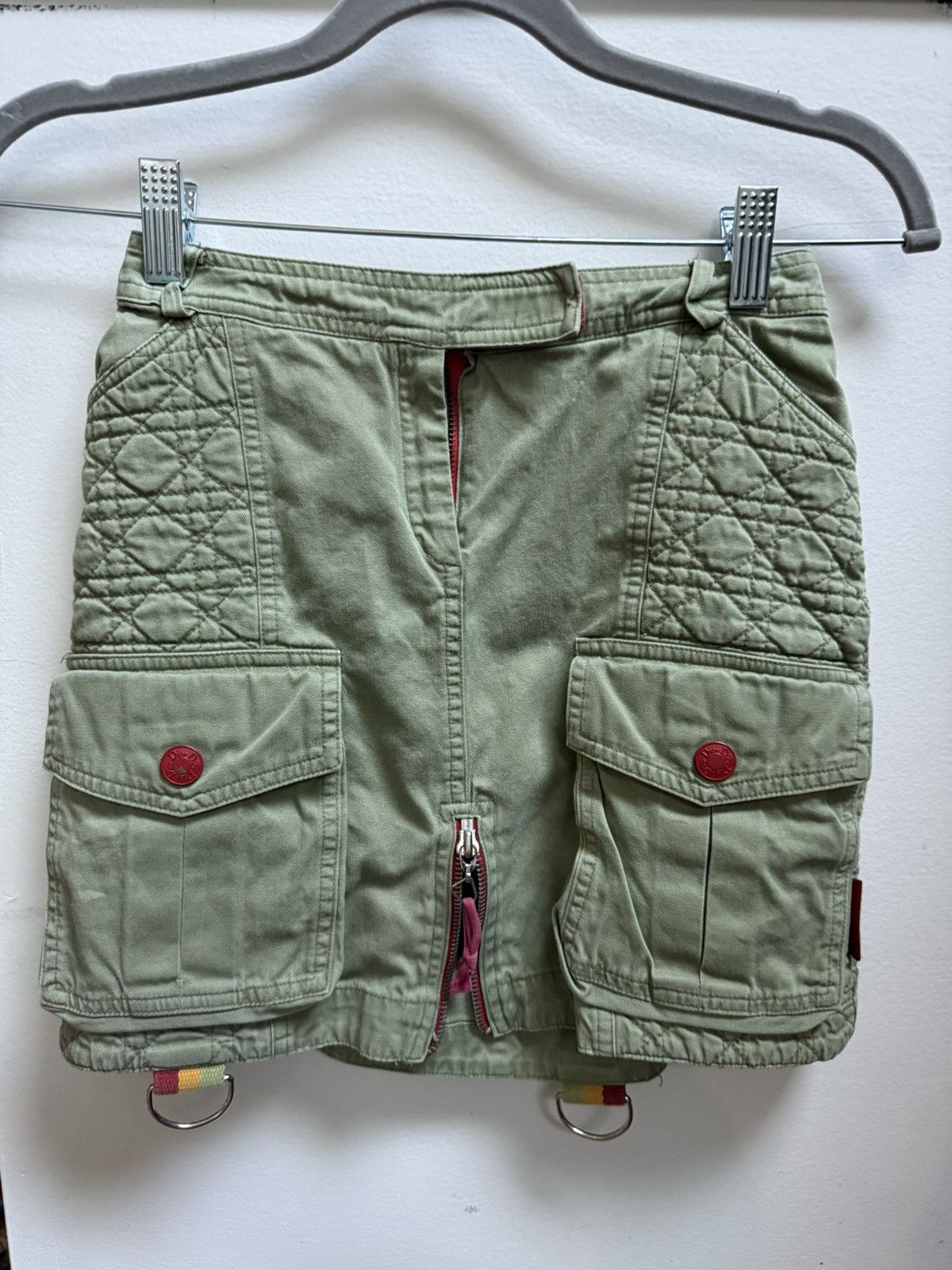 Designer × Dior × Vintage Christian Dior Rasta Mini skirt Size 26" / US 2 / IT 38 - 4 Thumbnail