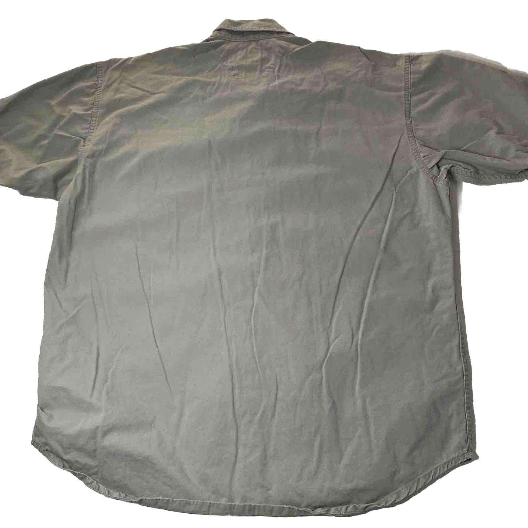 Harley Davidson VINTAGE Harley-Davidson Shirt Mens L Gray Button-Up Retro Casual Short Sleeve Graphic Print Logo 90s Mens Size US L / EU 52-54 / 3 - 4 Thumbnail