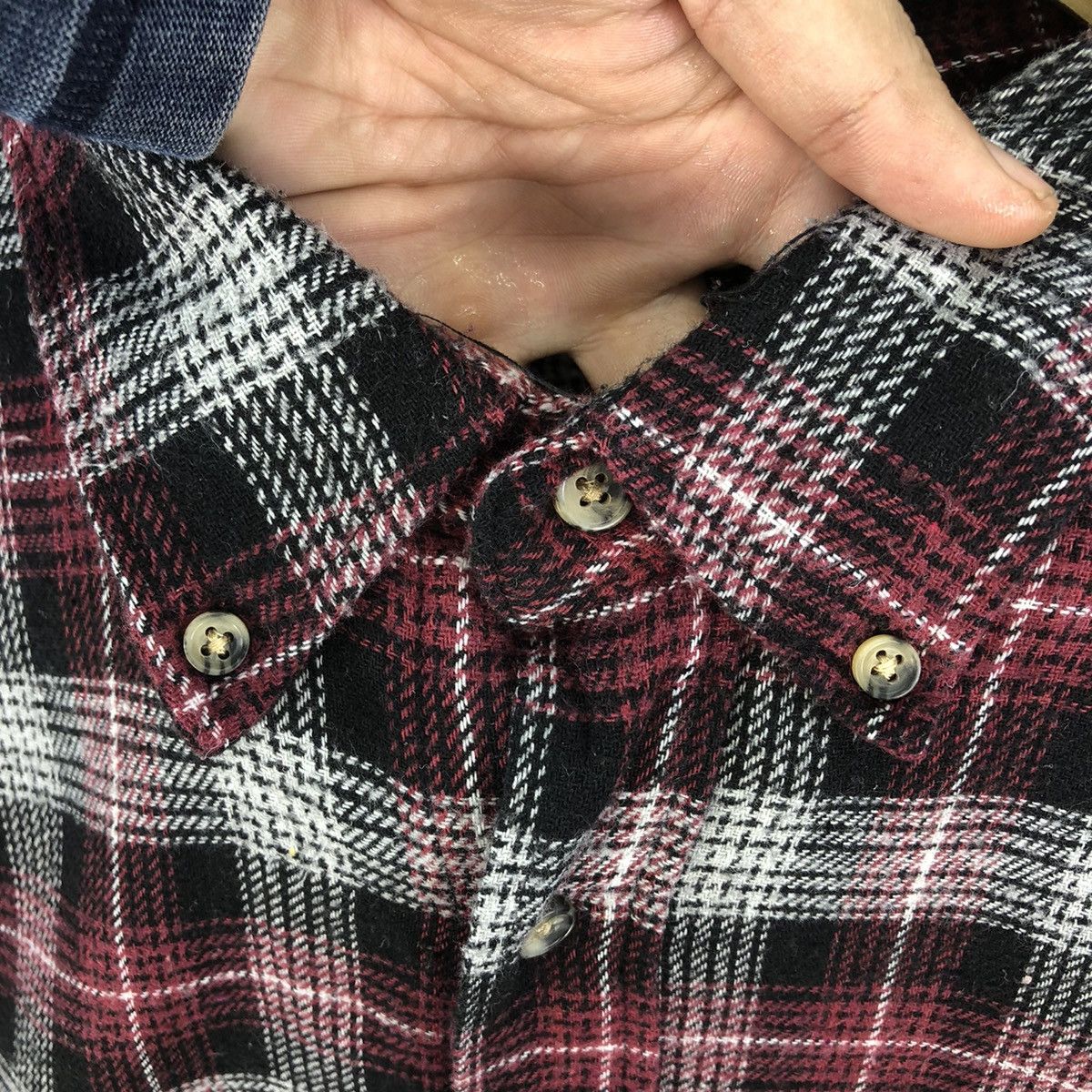 Japanese Brand Robinson Single Pocket 3 Fabric Plaid Checker Flannel Size US L / EU 52-54 / 3 - 5 Thumbnail