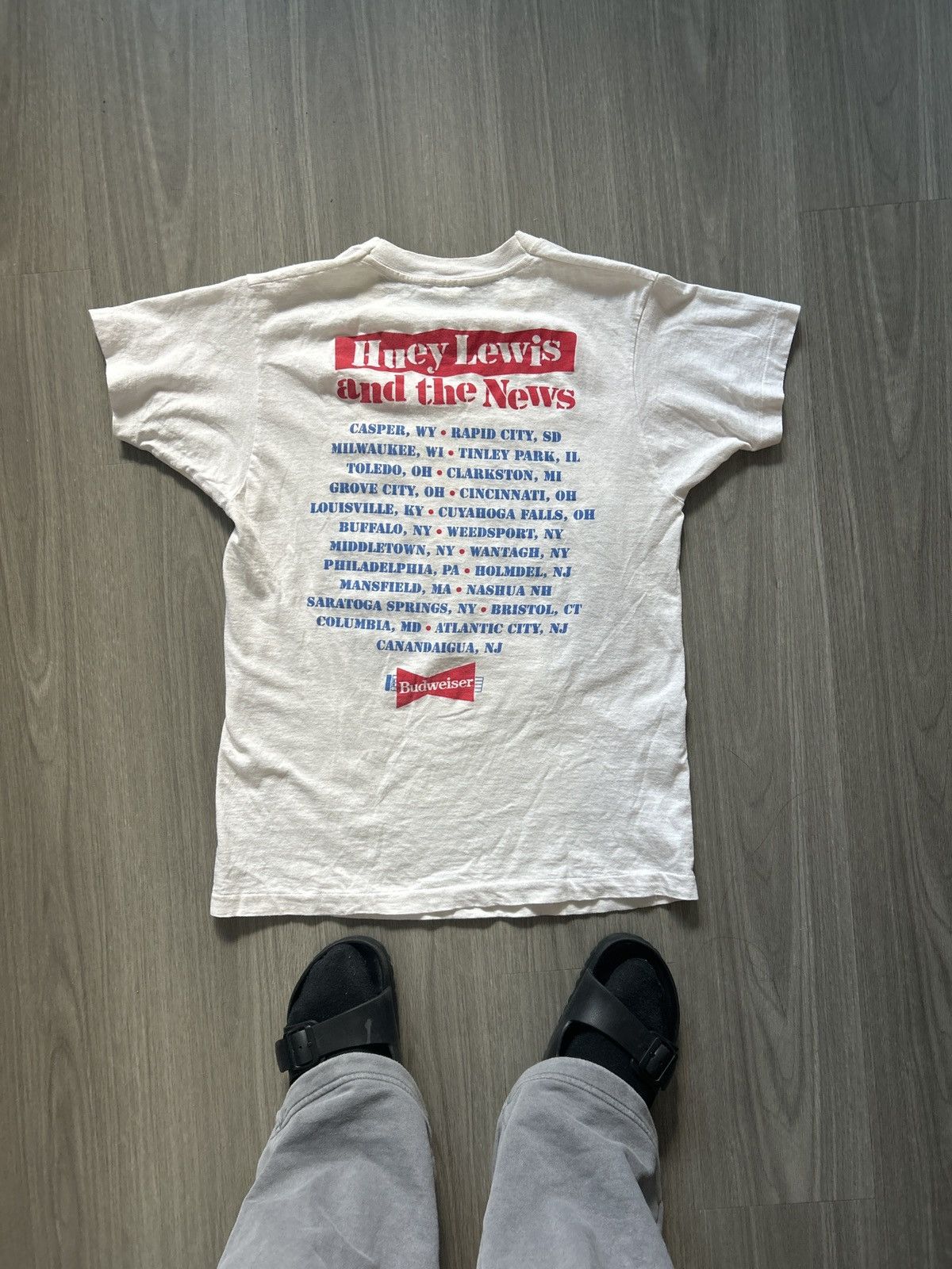 Band Tees Huey lewis and the blues t shirt Size US M / EU 48-50 / 2 - 2 Thumbnail