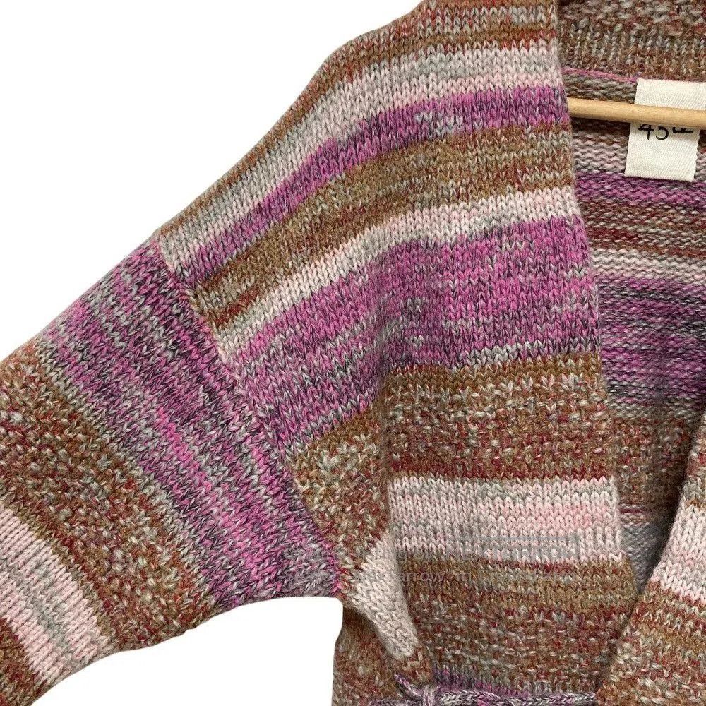 Pink Knit Cardigan Sweater from Japan.