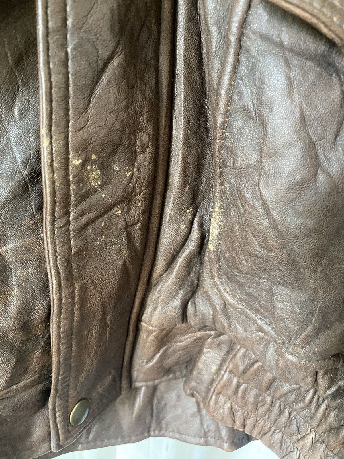 Japanese Brand × Uniqlo × Vintage Vintage Uniqlo Sherpa Neck Sheepskin Leather Jacket Size US L / EU 52-54 / 3 - 6 Thumbnail