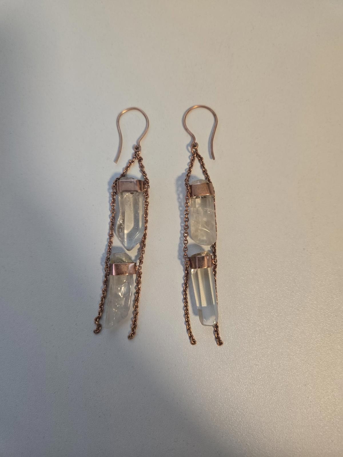Other Buddha Jewelery Organics 2 Chainz Crystal Earrings Size ONE SIZE - 1 Thumbnail