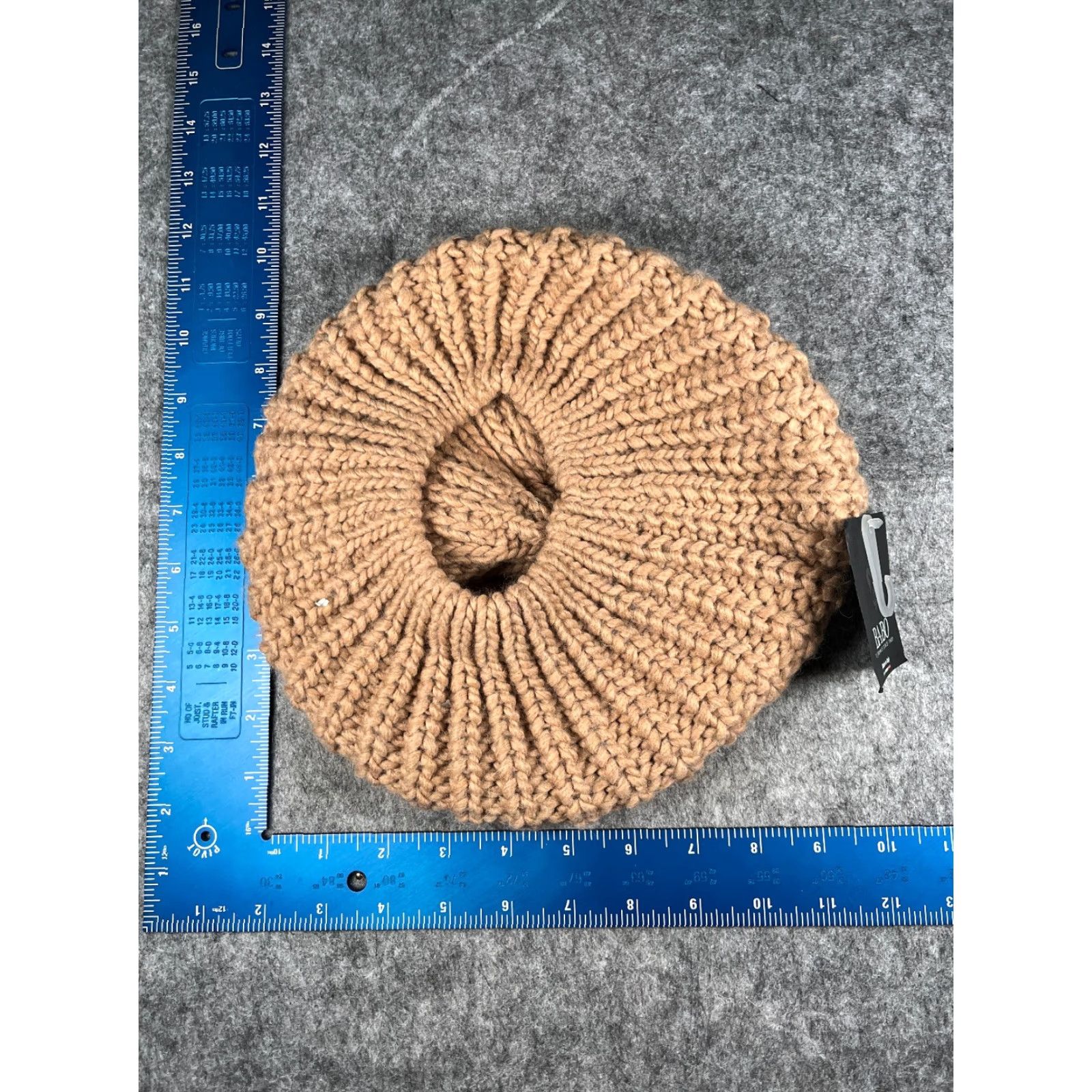 Vintage BA-BO Beret Beanie Women One Size Beige Crochet Knit Wool Blend Made Italy NEW Size ONE SIZE - 4 Thumbnail