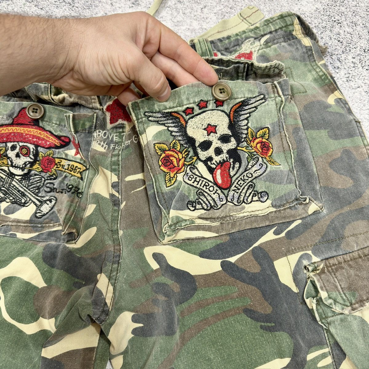 Designer × Japanese Brand Shiroi Neko Designer’s Cargo Shorts 32 size Size US 32 / EU 48 - 8 Thumbnail