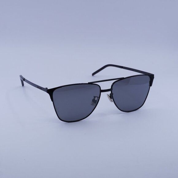 Saint Laurent Paris Saint Laurent SL280 002 Sunglasses Black Aviator Frame Size ONE SIZE - 1 Thumbnail