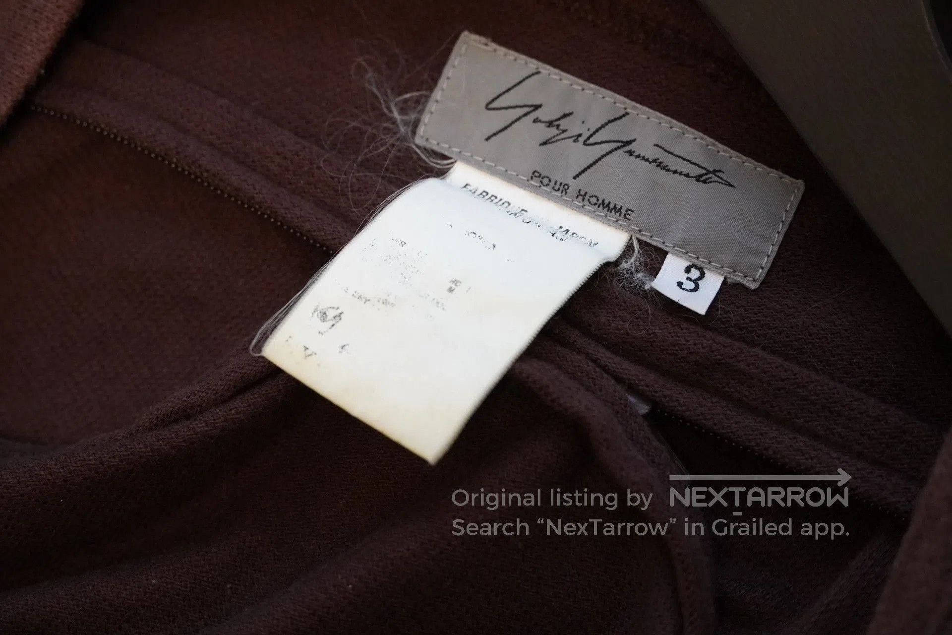 Yohji Yamamoto Yohji Yamamoto 2004AW Back Zip Longsleeve. Size US L / EU 52-54 / 3 - 8 Thumbnail