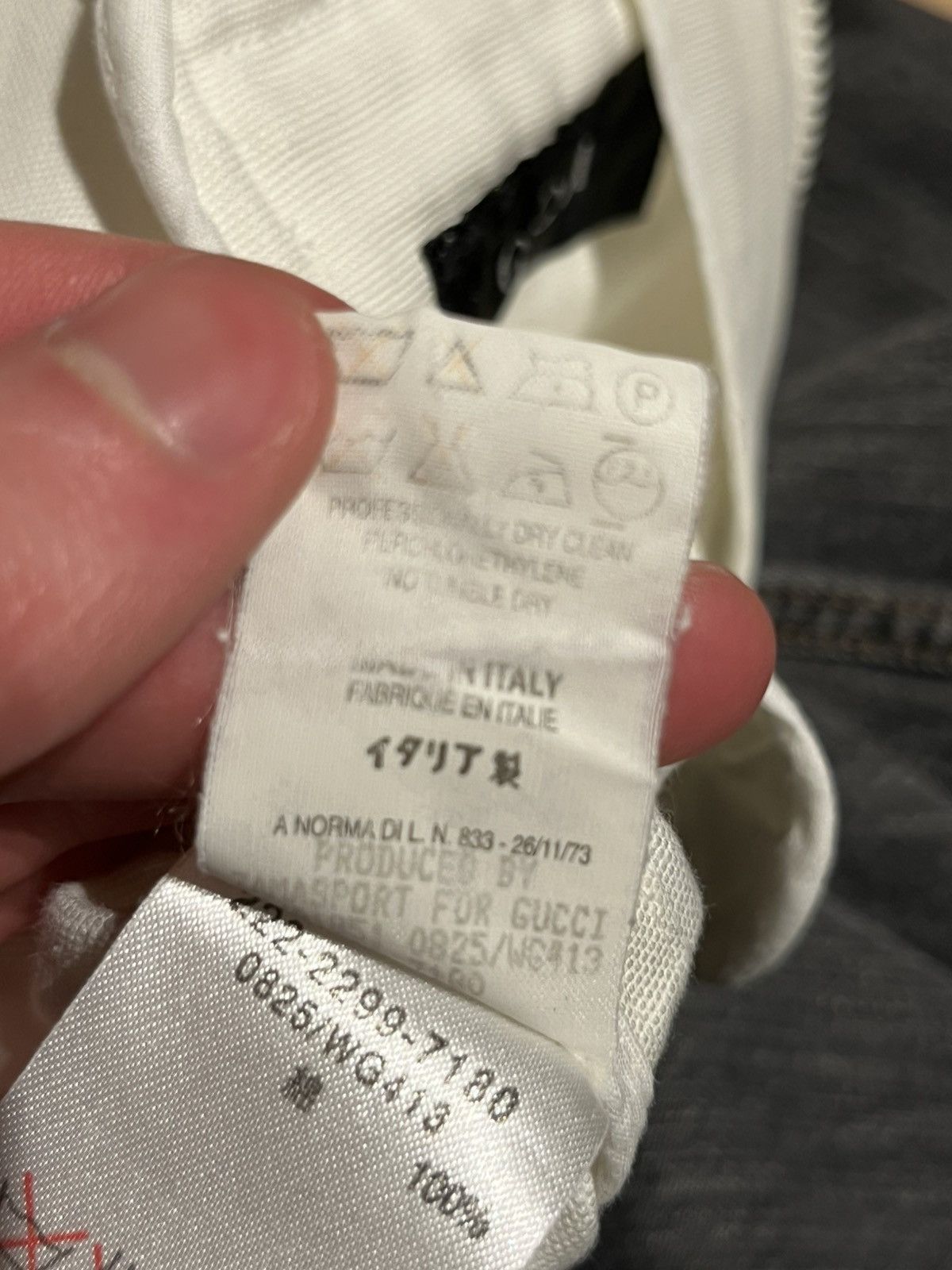 Gucci SS99 tom ford gucci white cotton motojacket Size S / US 4 / IT 40 - 8 Thumbnail