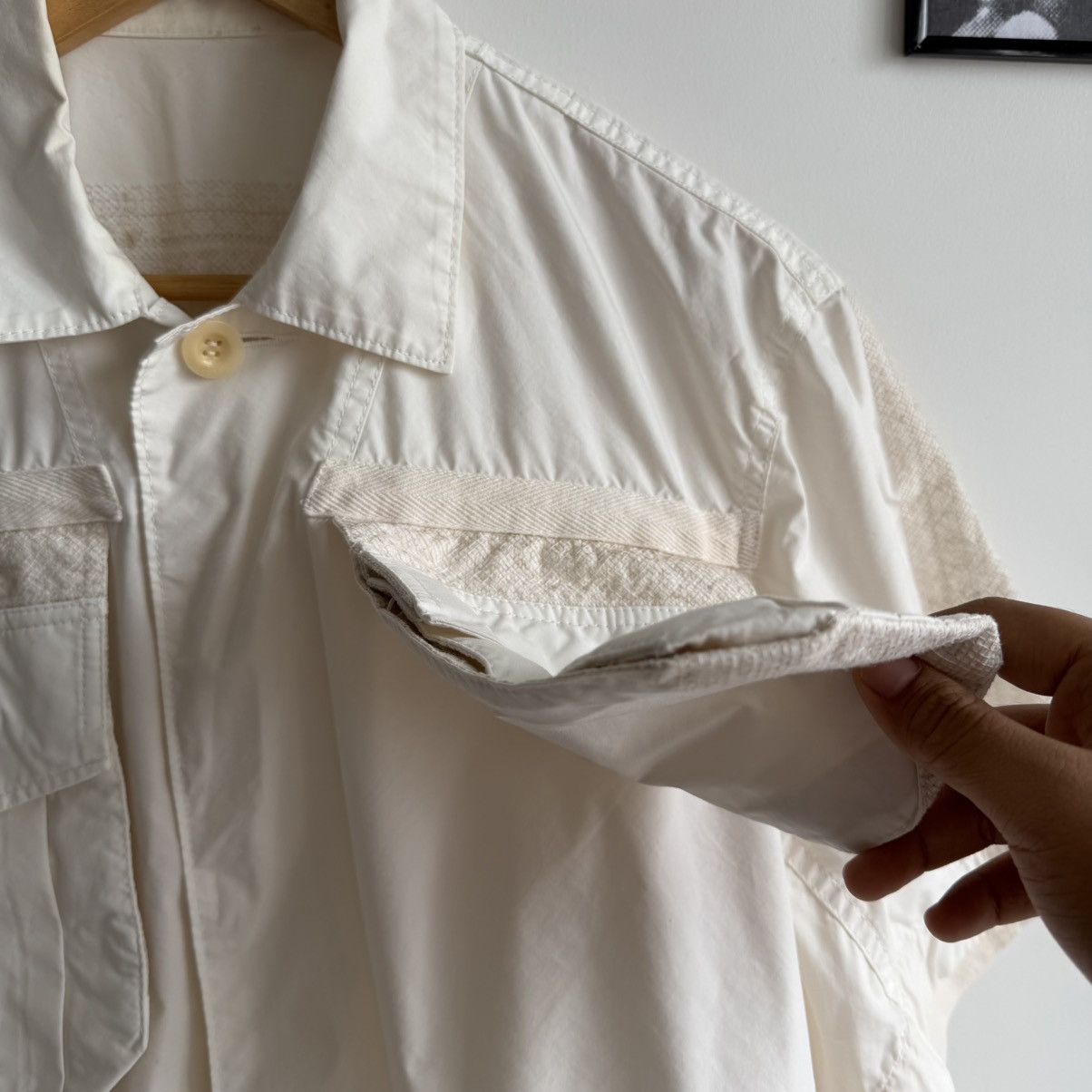 Sacai SS22 Sacai Reconstructed Button Up Jacket Size US L / EU 52-54 / 3 - 6 Thumbnail