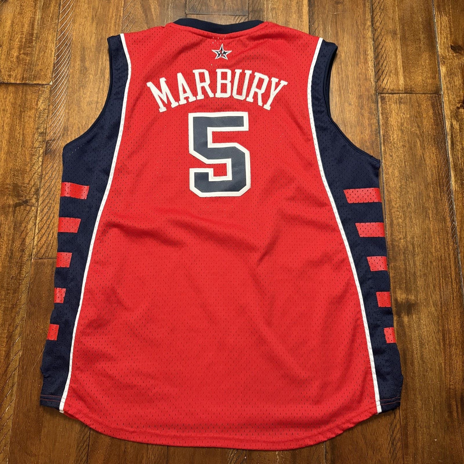 Reebok Vintage USA Basketball Jersey Boys XL 2004 Olympics Marbury Size XL / US 12-14 / IT 48-50 - 12 Thumbnail