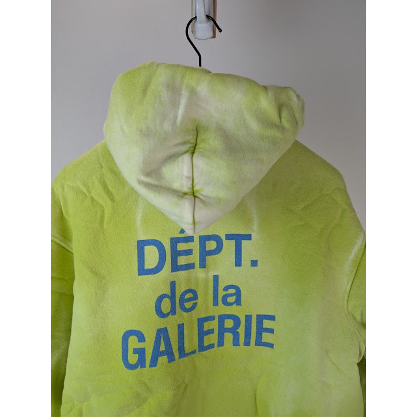 Gallery Dept. o1rshd1 French Logo Zip Up Hoodie in Lime Green XL Size US XL / EU 56 / 4 - 15 Thumbnail