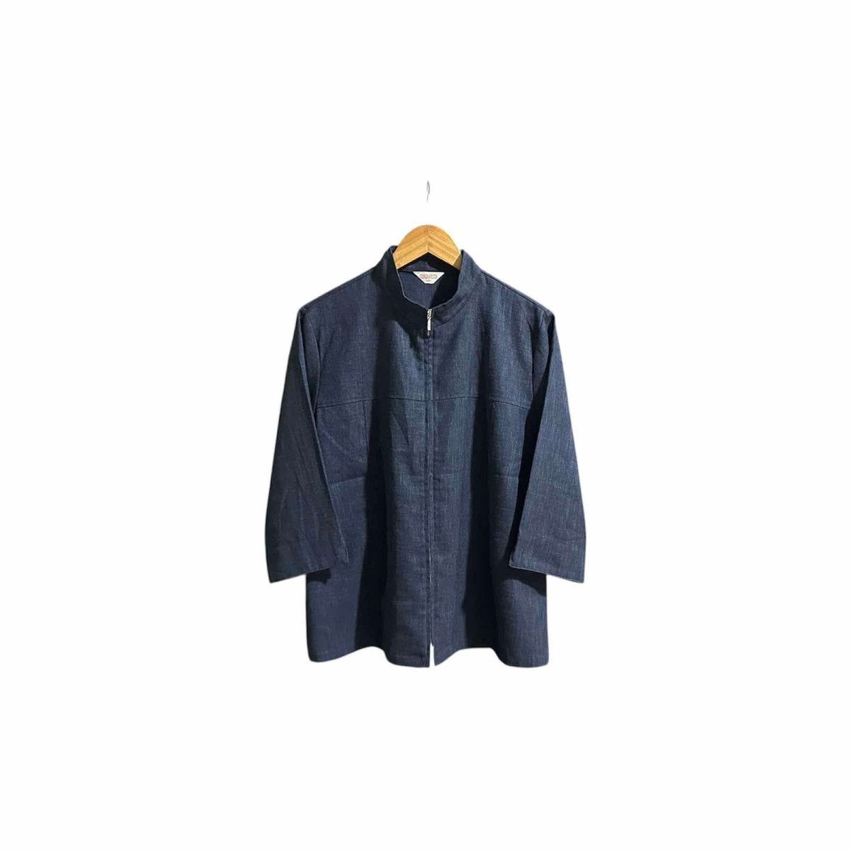 Japanese Brand 🔥Vintage Giorgio Festa Zip Shirt 3/4 Sleeve Japanese Style Size US L / EU 52-54 / 3 - 3 Thumbnail