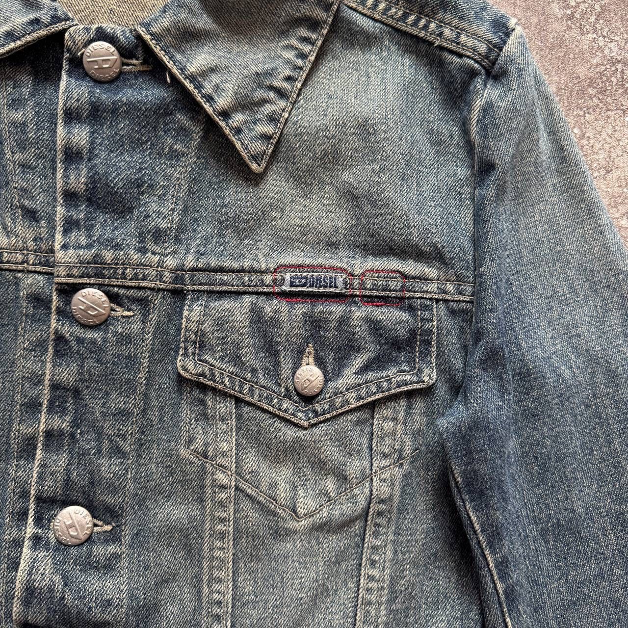 Diesel Diesel 90s Vintage Y2K Maxi Denim Jacket / Dress Coat Size S / US 4 / IT 40 - 8 Thumbnail