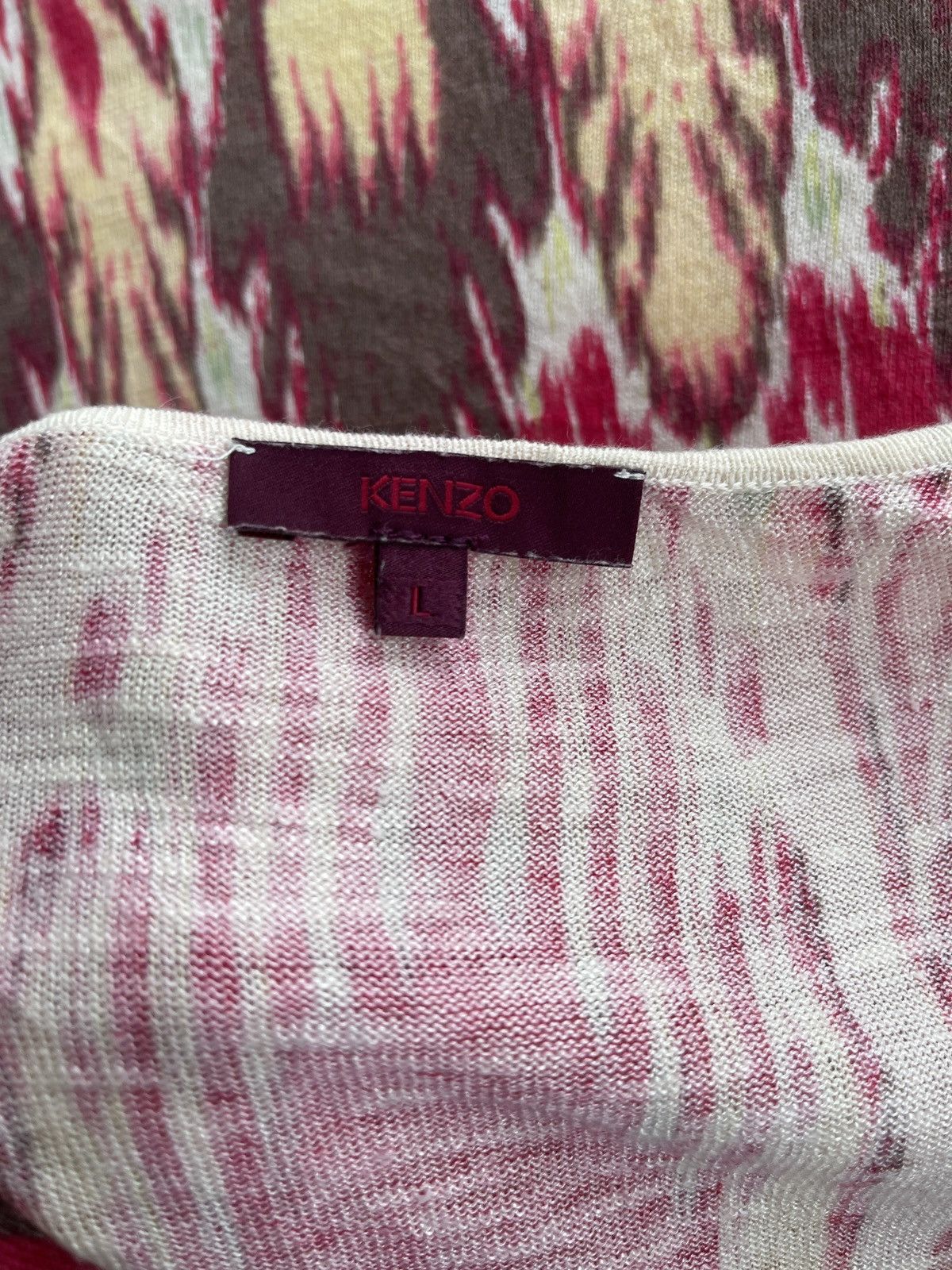 Kenzo Kenzo Printed Mini Blouses Size L / US 10 / IT 46 - 4 Thumbnail