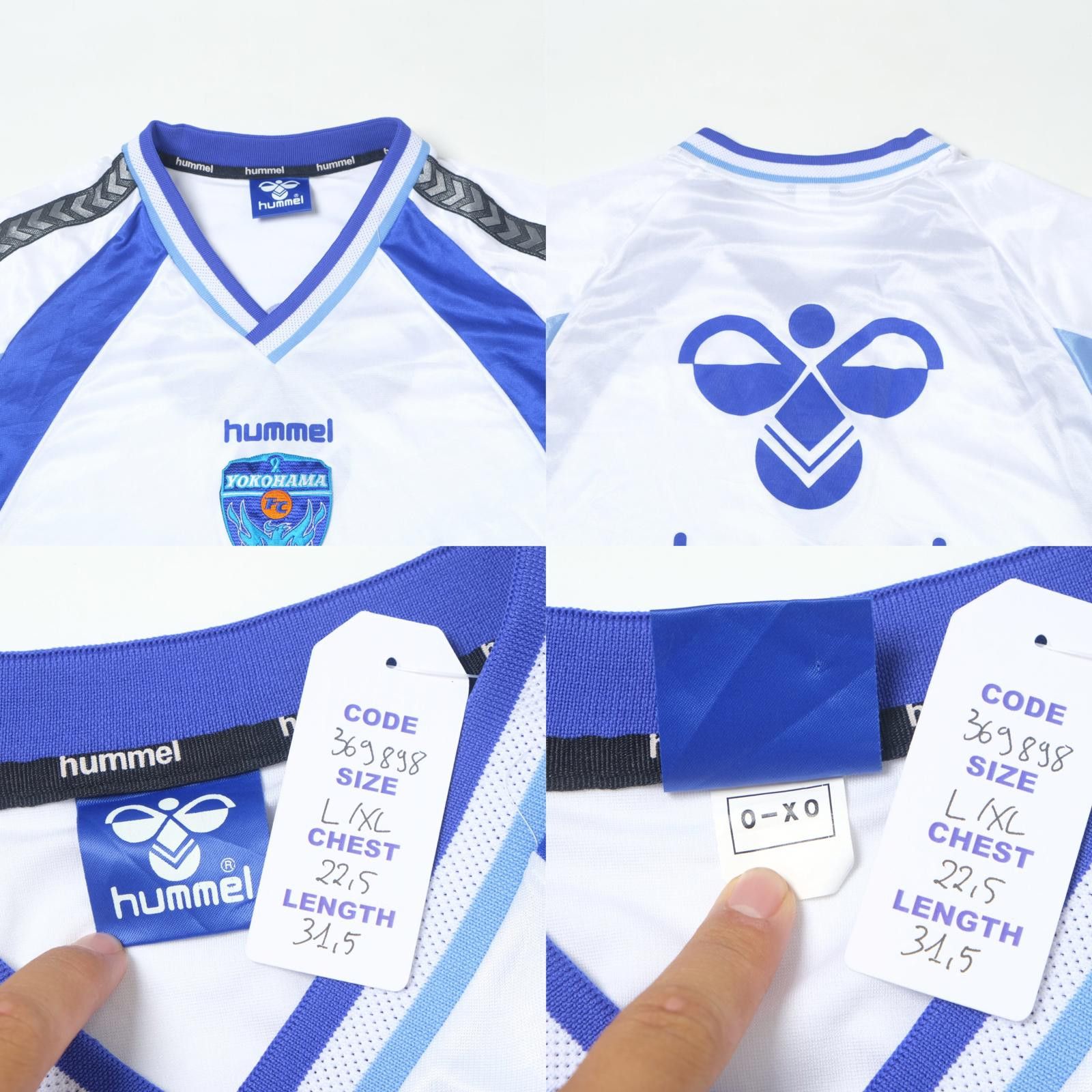 Hummel 2002 Yokohama FC Training Shirt J-League (L/XL) Size US L / EU 52-54 / 3 - 4 Thumbnail