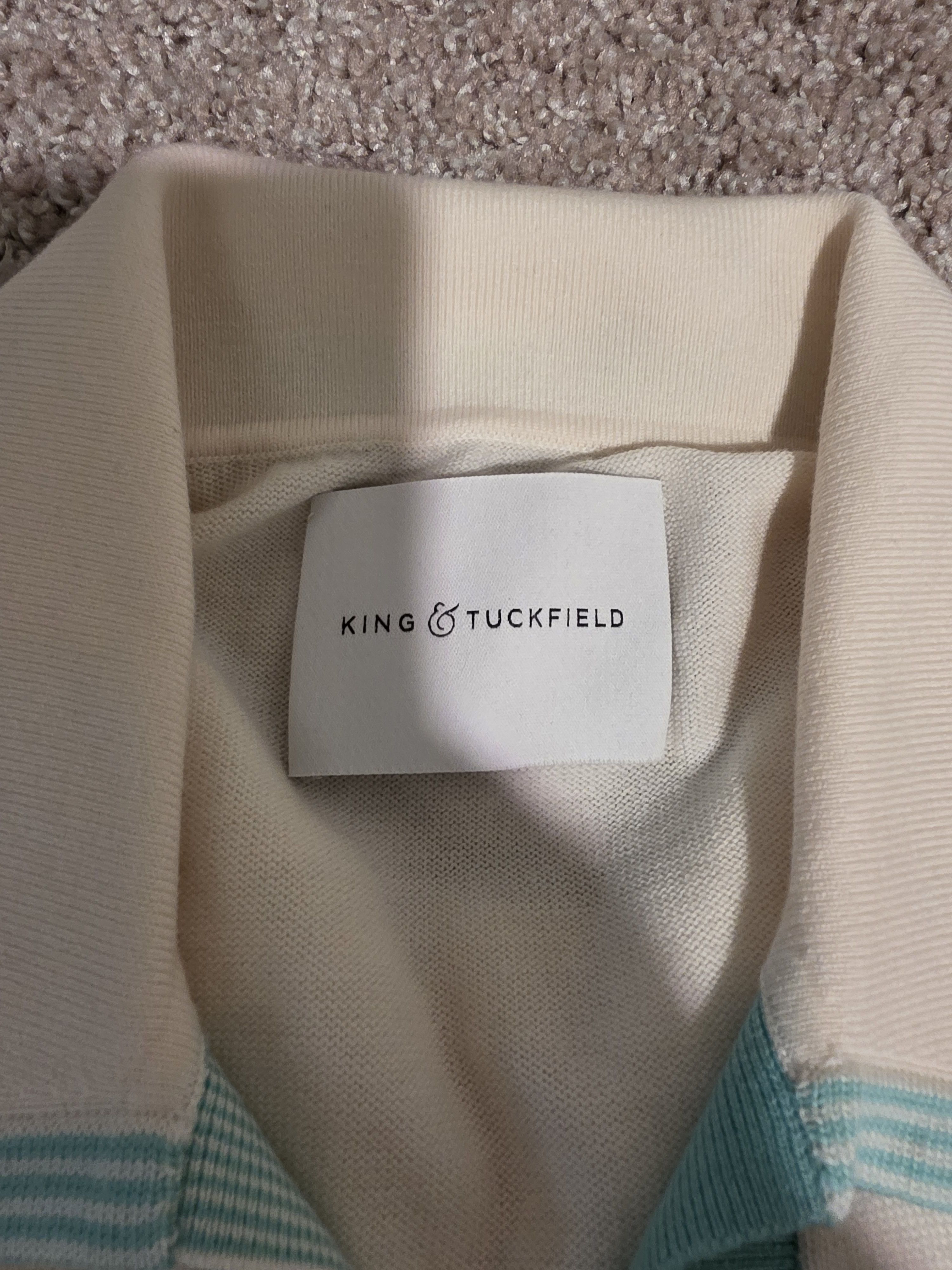 King & Tuckfield King & Tuckfield: XL, Brand New Knitwear Collared Shirt Size US XL / EU 56 / 4 - 2 Thumbnail