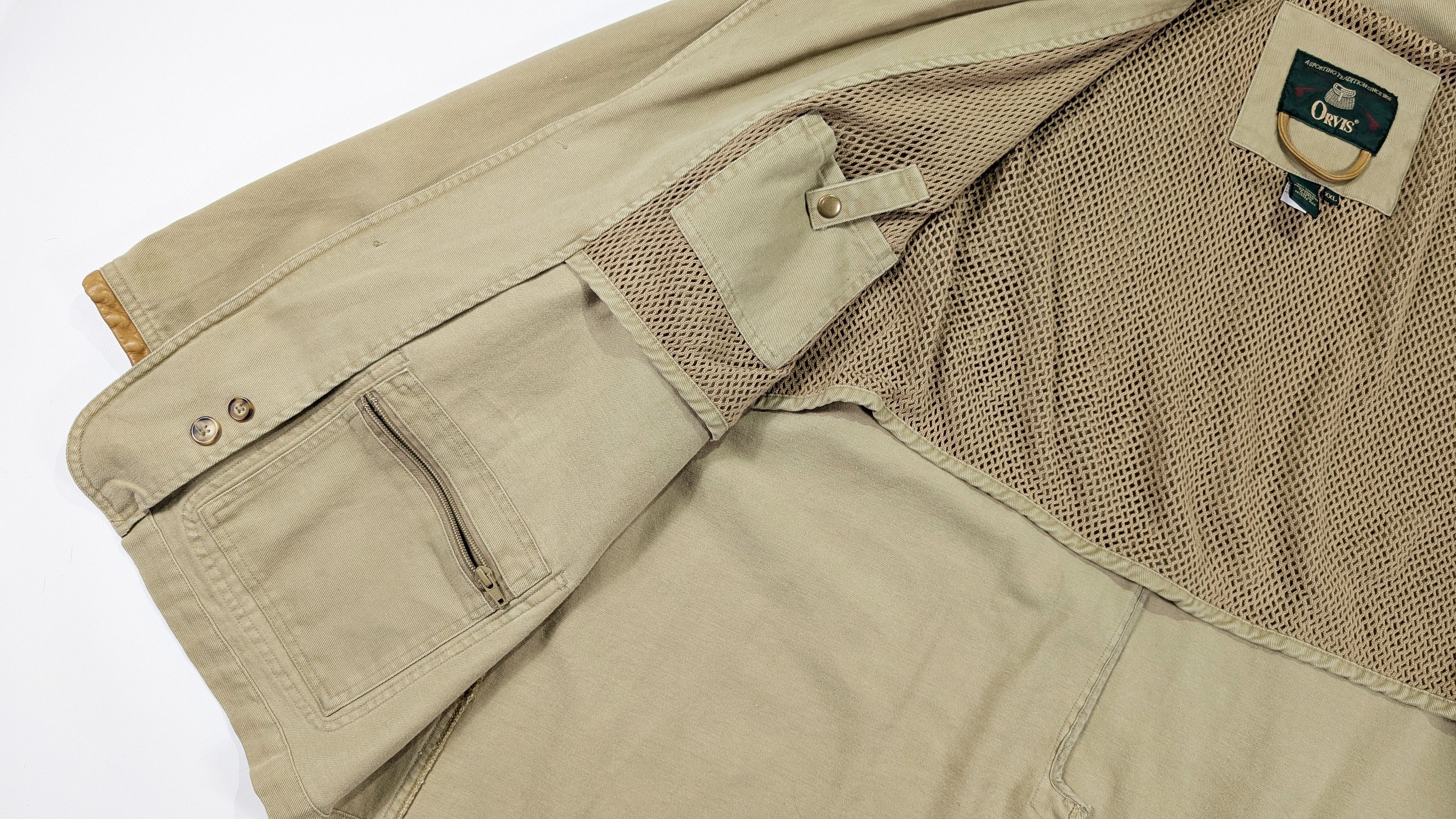 Orvis Orvis Zambezi Leather Elbow Patch Cotton Blazer Jacket Size US XXL / EU 58 / 5 - 9 Thumbnail