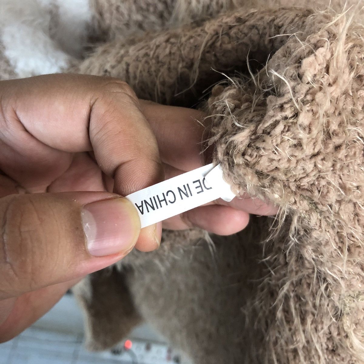 Homespun Knitwear × Japanese Brand Japanese Brand bear Brown Knitwear #A1766 Size L / US 10 / IT 46 - 10 Thumbnail
