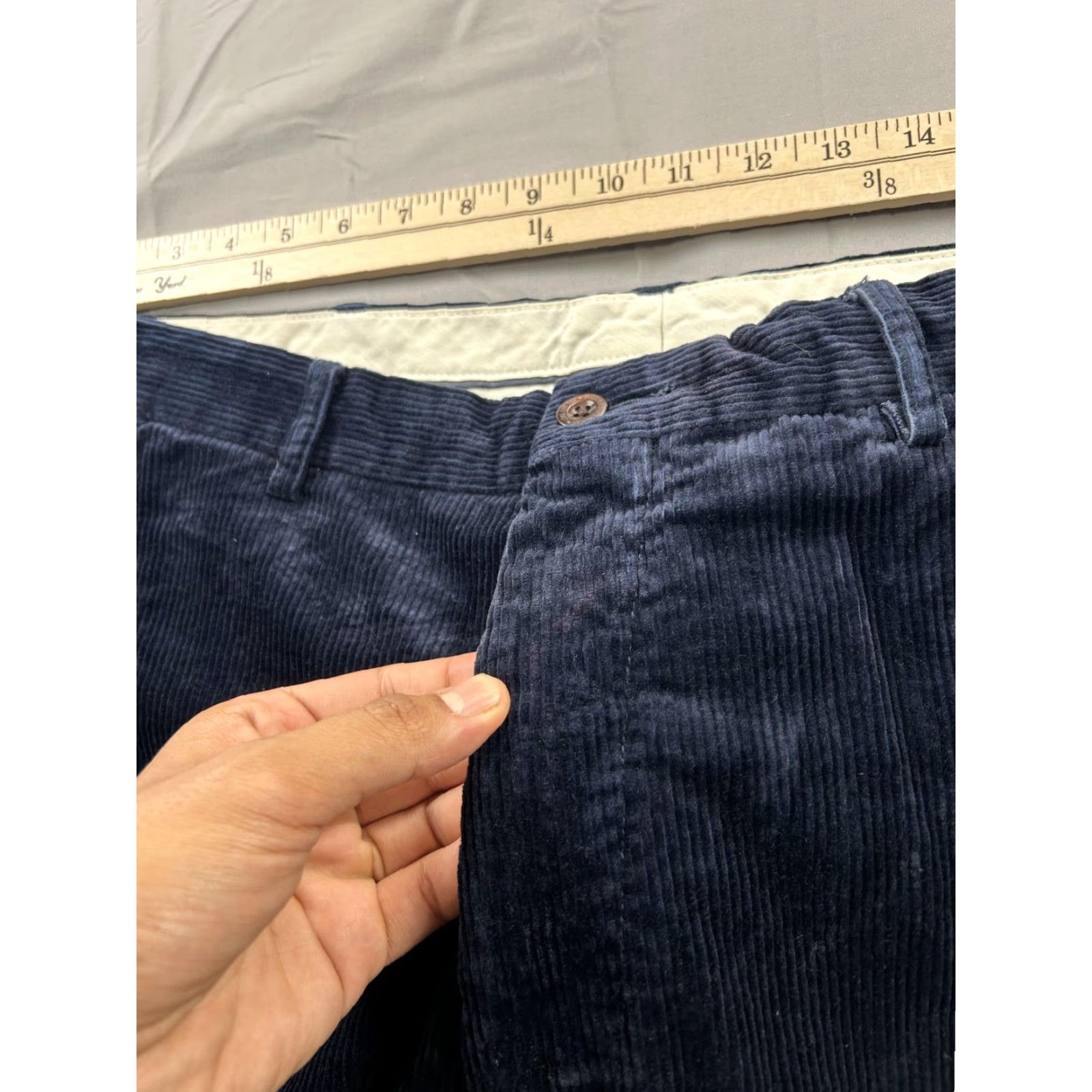 Polo Ralph Lauren Polo Ralph Lauren Corduroy Pants Mens 39X32 Blue Preston Chino Size US L / EU 52-54 / 3 - 6 Thumbnail