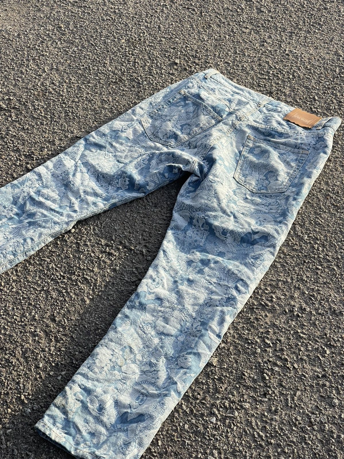 Aries Aries Acid Cartoon print denim jeans blue Size US 32 / EU 48 - 18 Thumbnail