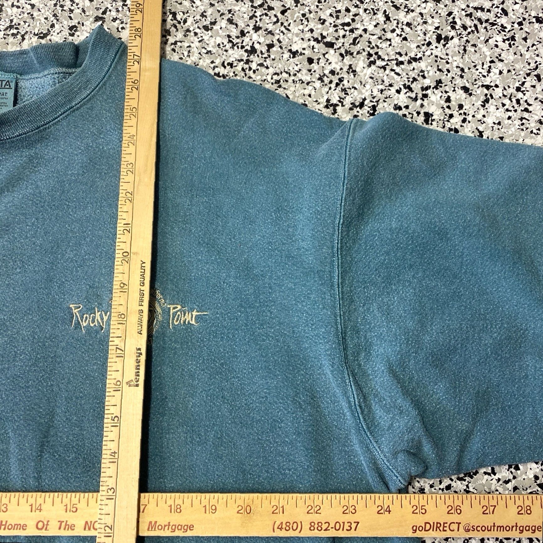 Vintage VINTAGE Puerto Penasco Sweatshirt Mens XL Rocky Point Sonora Blue Pullover Long Sleeve Size US XL / EU 56 / 4 - 4 Thumbnail
