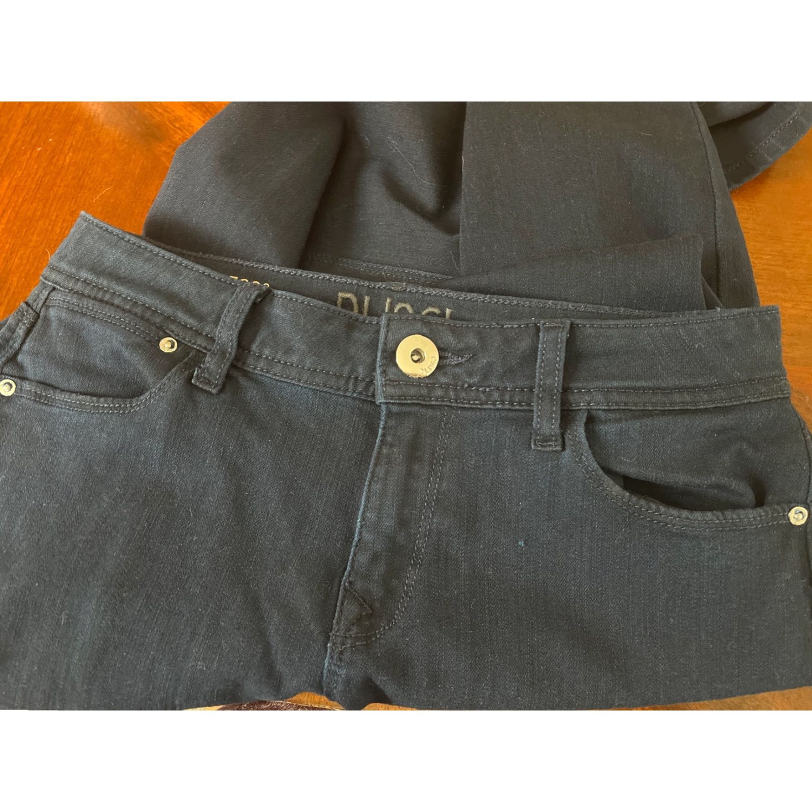 DL1961 DL1961 Coco Curvy Straight Jeans Flatiron Dark Wash 4 Way Stretch Size 26 Womens Size 26" / US 2 / IT 38 - 7 Thumbnail