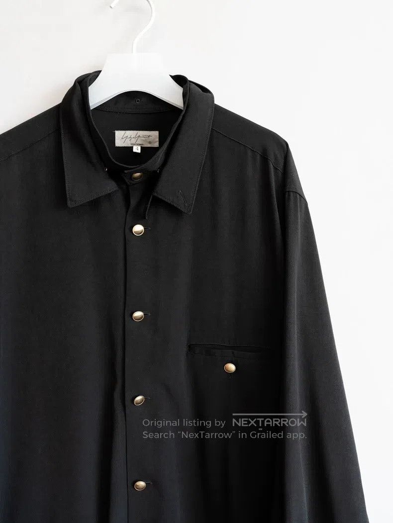 Yohji Yamamoto YOHJI YAMAMOTO Double-layer collar gold button triacetate Size US XL / EU 56 / 4 - 2 Thumbnail