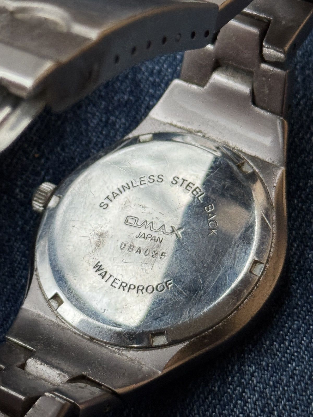 Japanese Brand × Vintage 🦾Omax rare vintage watch unisex Japan Oakley style Quartz Size ONE SIZE - 10 Thumbnail