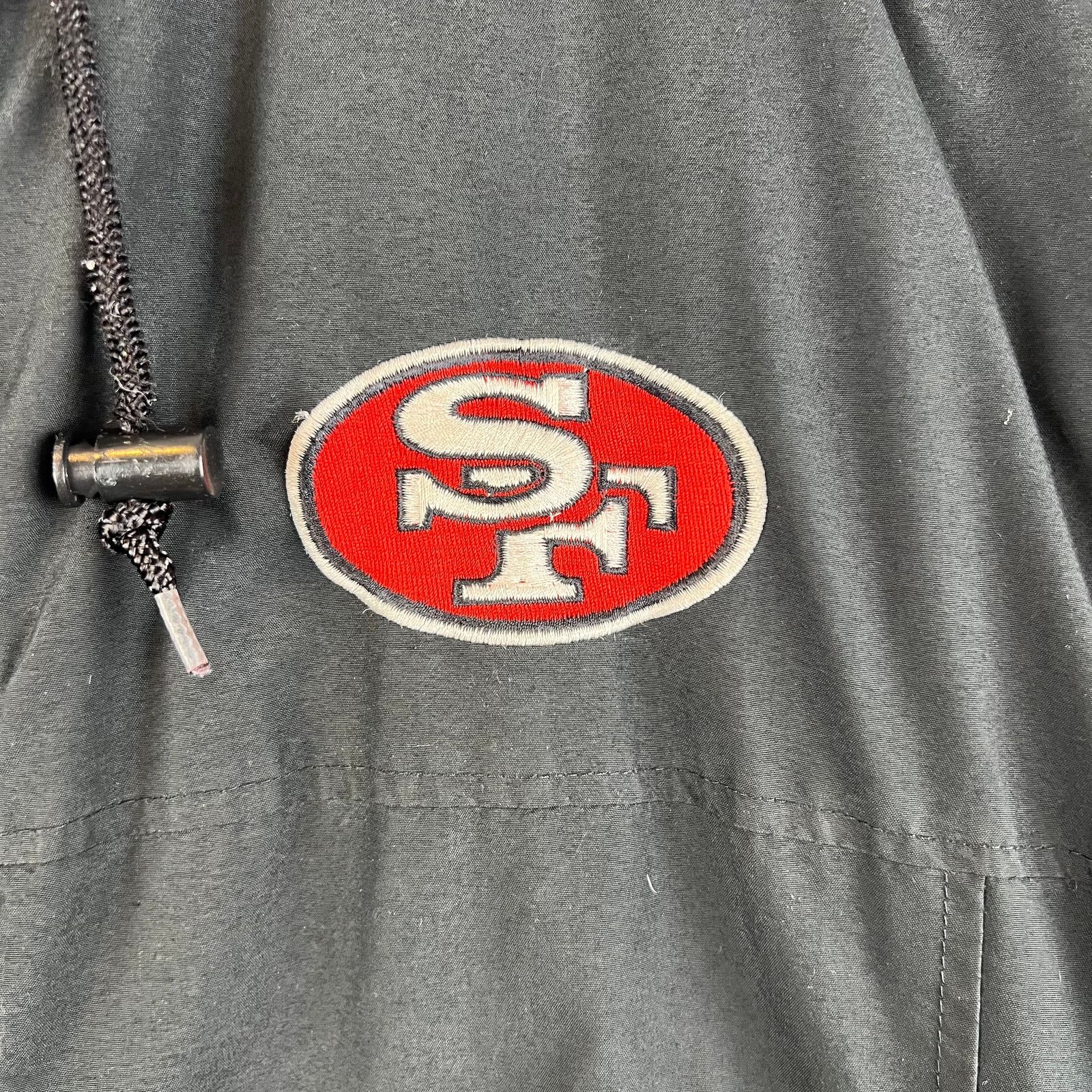 Starter VTG Starter San Francisco 49ers Hooded Jacket Size L Rare 90 Size US L / EU 52-54 / 3 - 3 Thumbnail