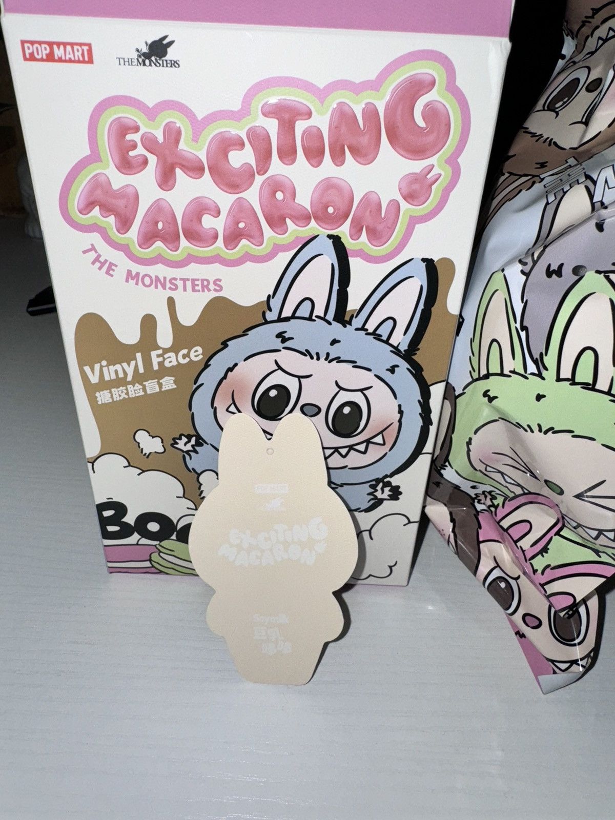 POP MART POP MART Labubu Exciting Macaron Soymilk Confirmed Size ONE SIZE - 2 Thumbnail