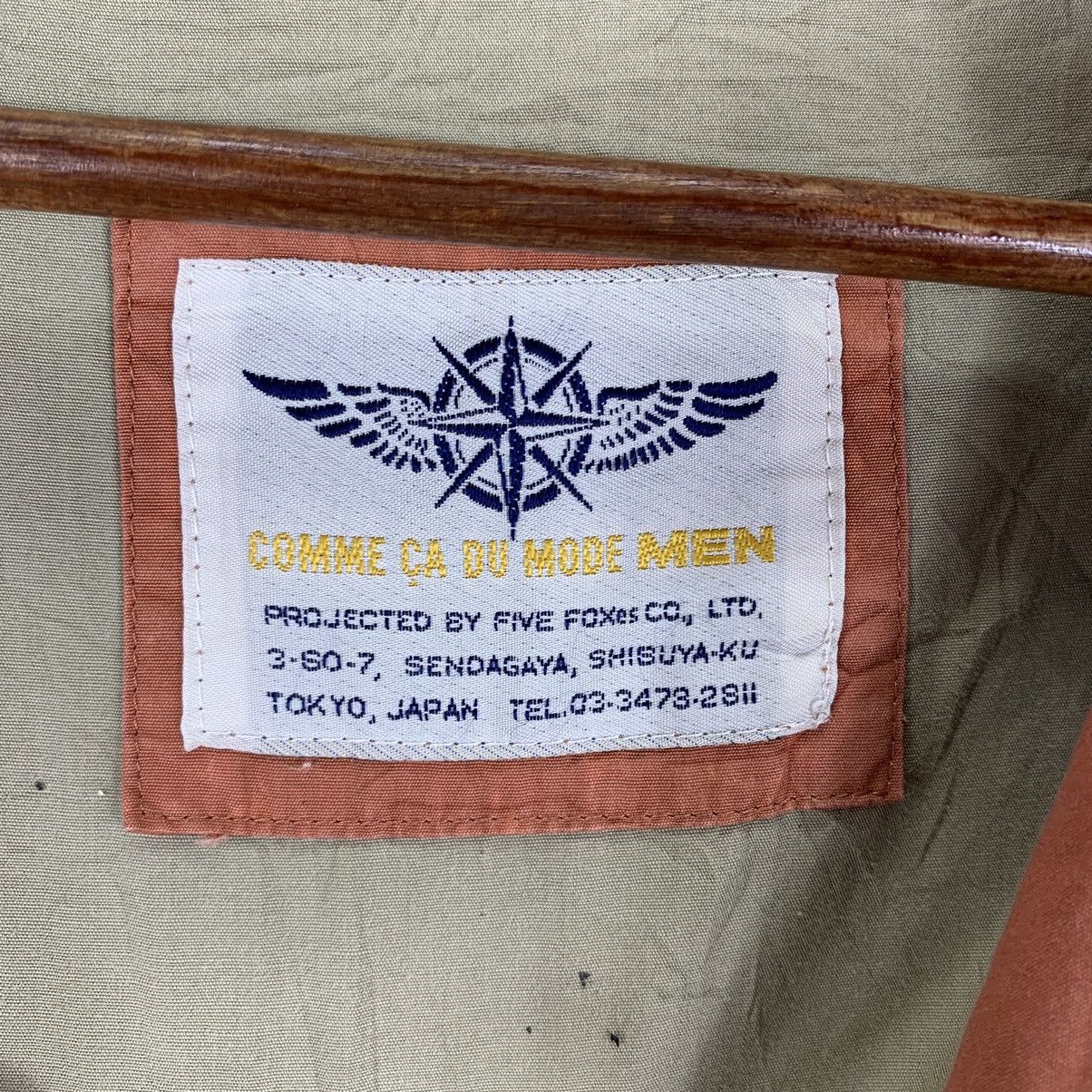 Comme Ca Ism × Japanese Brand × Vintage Vintage Comme Ca Du Mode Men Button Up Jacket Size US M / EU 48-50 / 2 - 6 Thumbnail