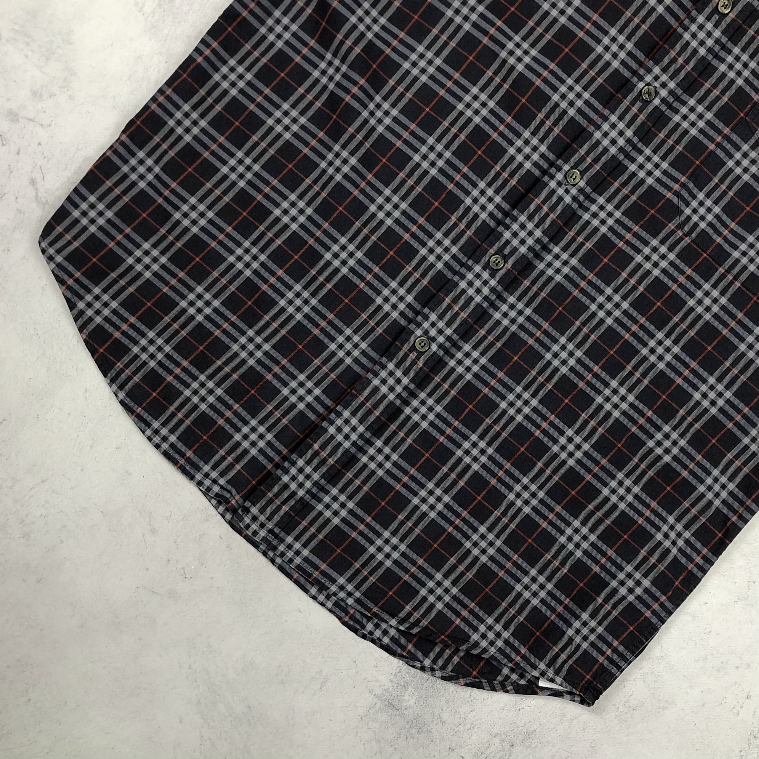 Burberry Vintage Burberrys Nova Check Plaid SS Button-up Shirt 90s Size US S / EU 44-46 / 1 - 8 Thumbnail