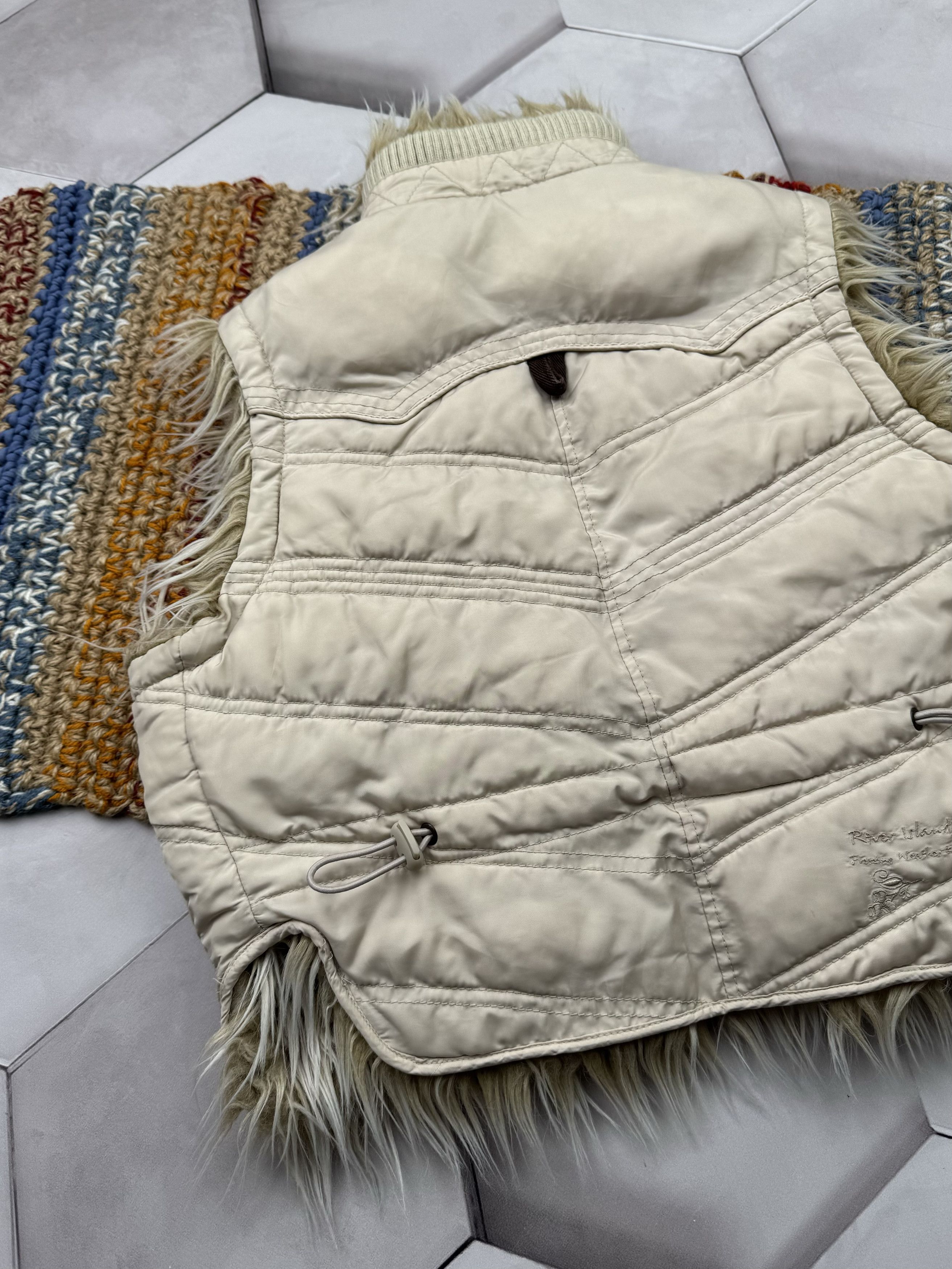 Japanese Brand Vintage Vest With Many Zipped and Faux Fur (E4) Size S / US 4 / IT 40 - 6 Thumbnail