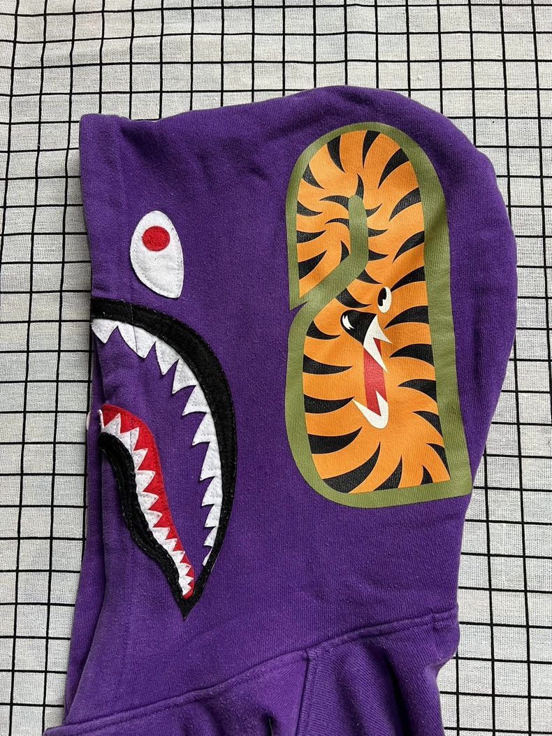 Bape BAPE Purple Shark Hooded Jacket-2508 Size US M / EU 48-50 / 2 - 4 Thumbnail