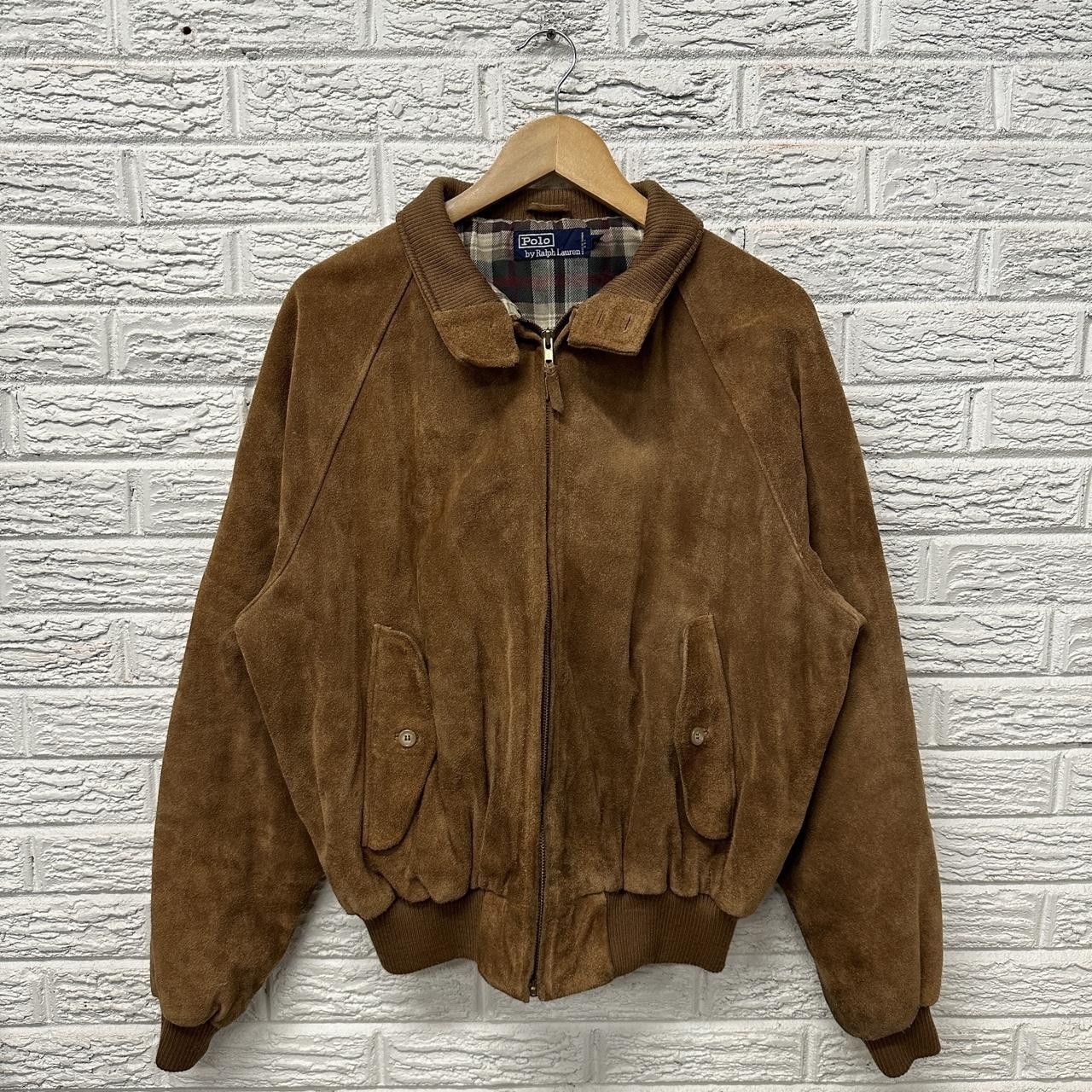 Polo Ralph Lauren Vintage Polo Ralph Lauren Suede Leather Heavy Jacket XL Size US XL / EU 56 / 4 - 1 Thumbnail
