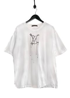 LOUIS VUITTON LOUIS VUITTON Short sleeve T-shirt L size cotton White Used  mens ｜Product Code：2104102190633｜BRAND OFF Online Store