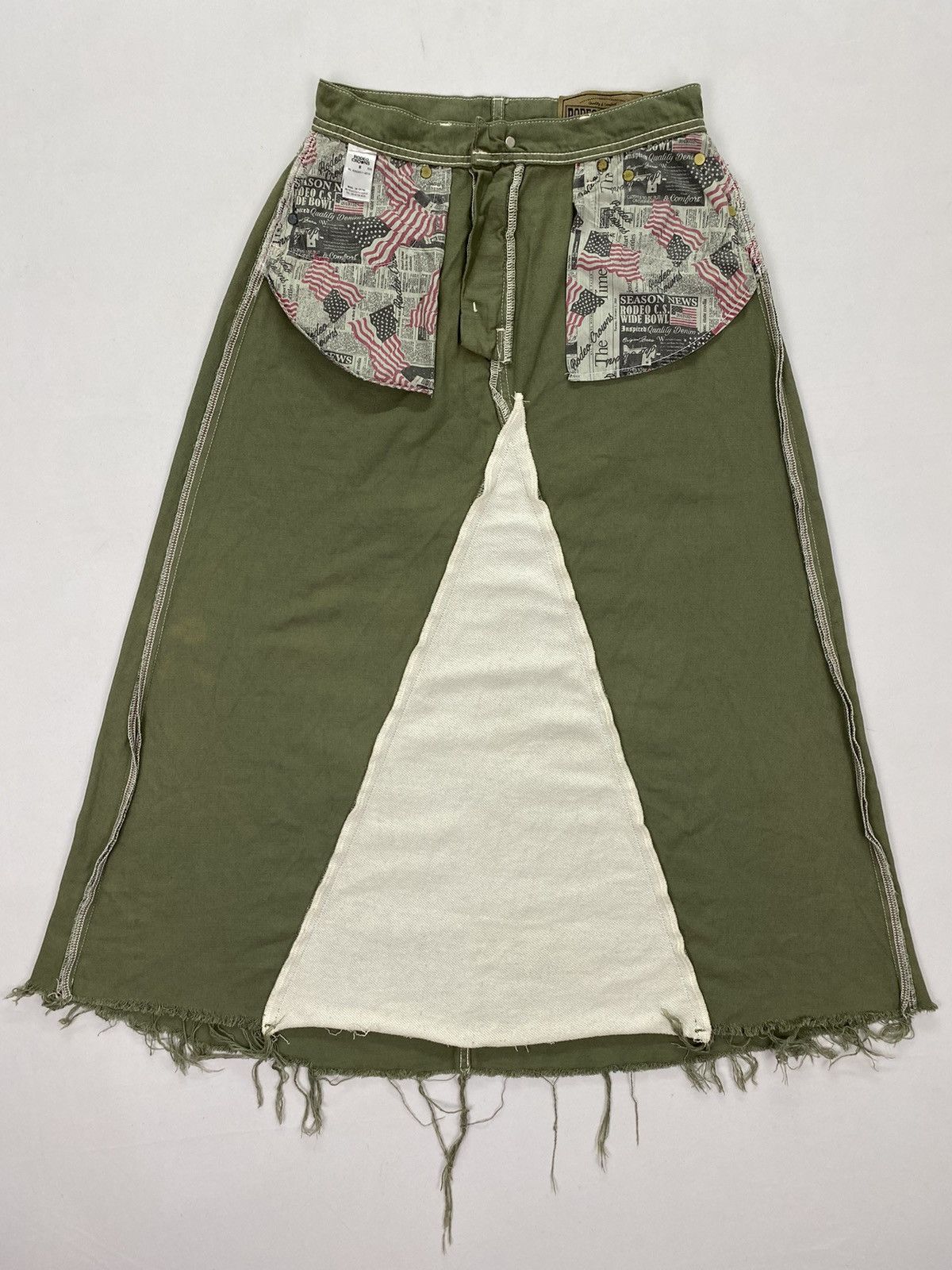 Japanese Brand Rodeo Crowns Dirty Skirt Size 27" / US 4 / IT 40 - 7 Thumbnail