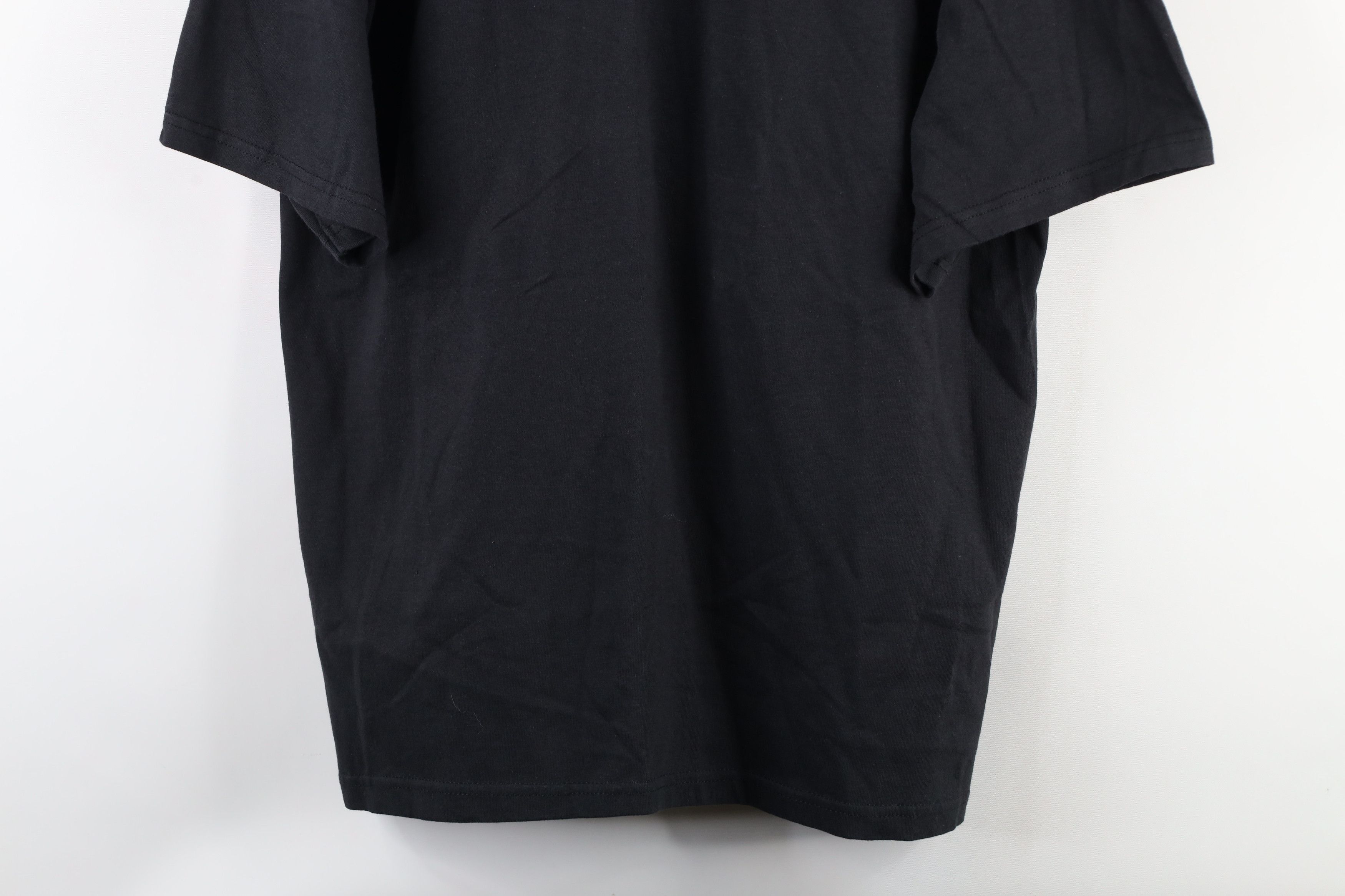 Vintage Vintage 90s Streetwear Heavyweight T-Shirt Black Cotton Size US L / EU 52-54 / 3 - 3 Thumbnail