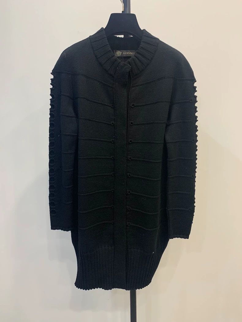 Versace VERSACE Mid-Length Knit Cardigan - dmc Size US M / EU 48-50 / 2 - 1 Thumbnail