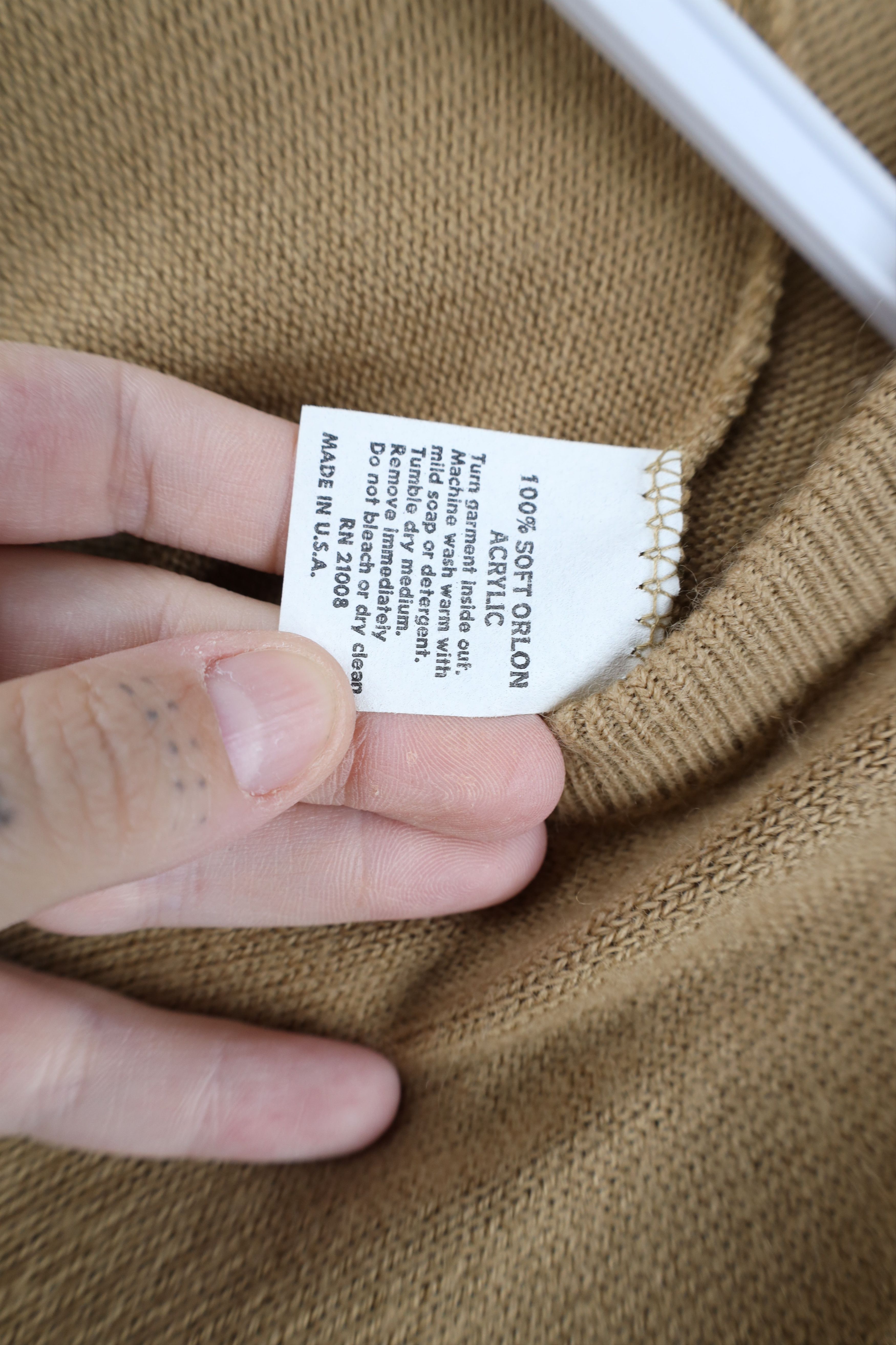 Lacoste Vintage 80s Izod Lacoste Croc Logo Knit Sweater Brown USA Size US L / EU 52-54 / 3 - 10 Thumbnail