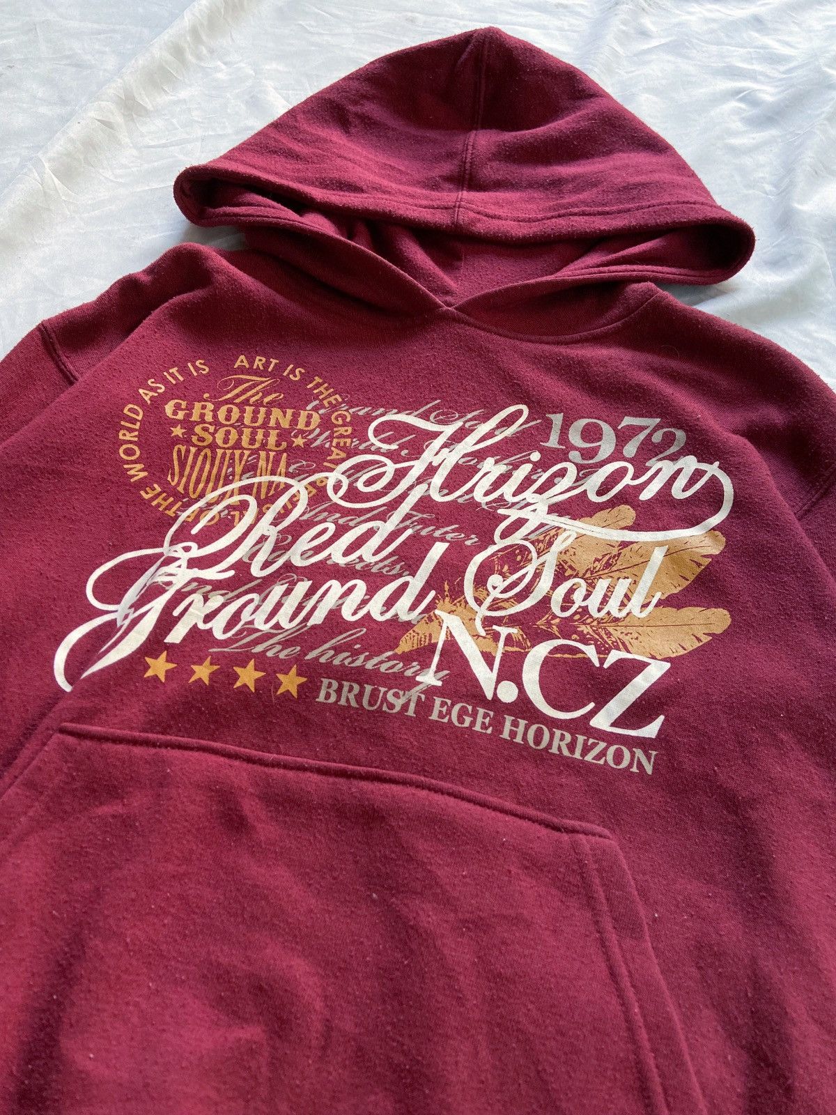 Japanese Brand BEAUMERE GROUND RAGE THE HORIZON HOODIE Size US M / EU 48-50 / 2 - 3 Thumbnail