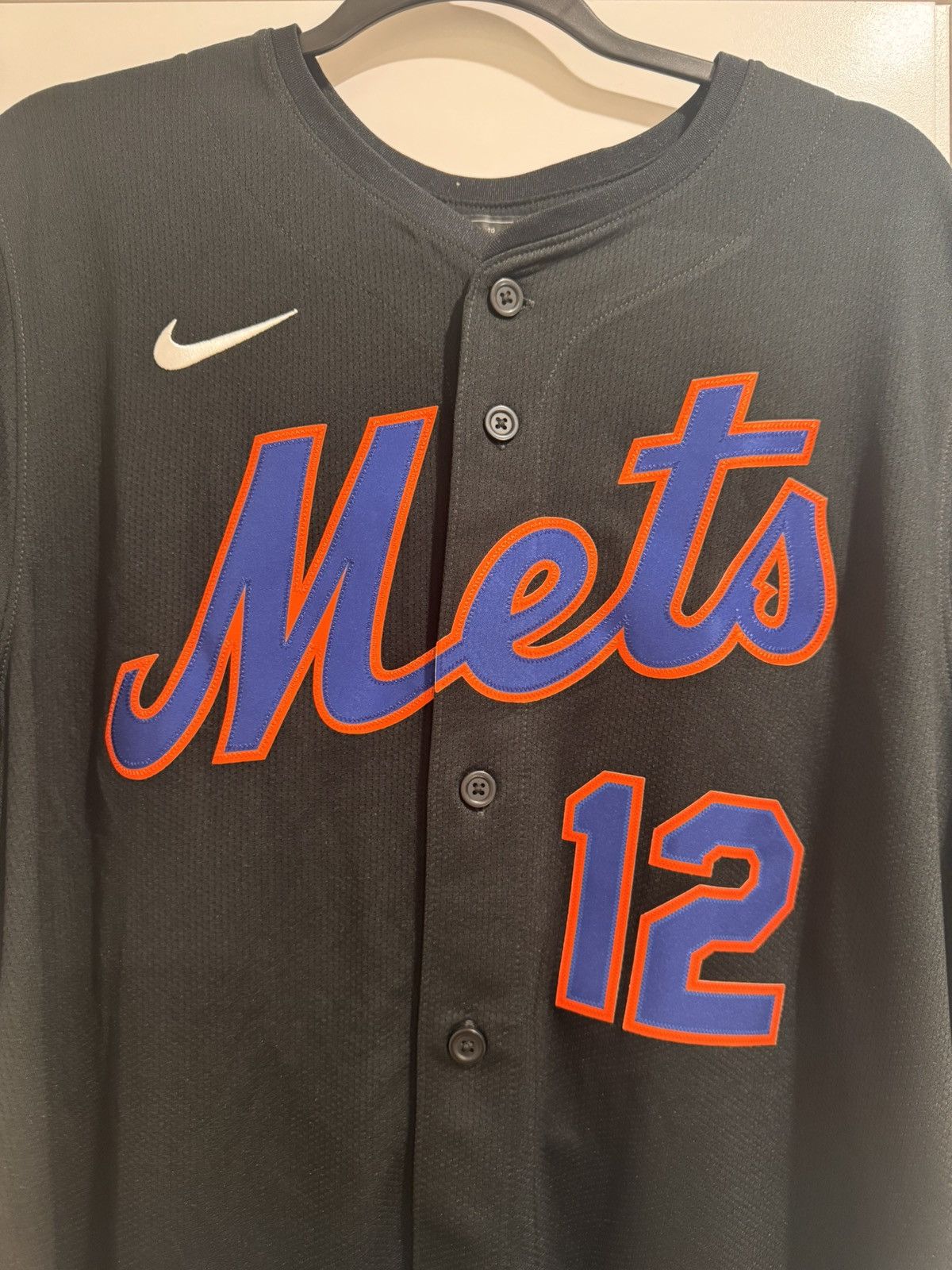 Nike NY Mets Lindor Nike Black Alternate Limited Player Jersey Size US XL / EU 56 / 4 - 5 Thumbnail